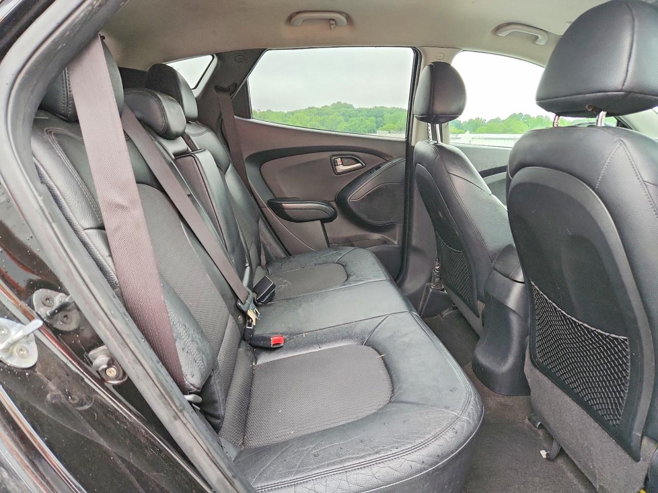2012 Hyundai Tucson Gls Black vin: KM8JU3AC4CU324175