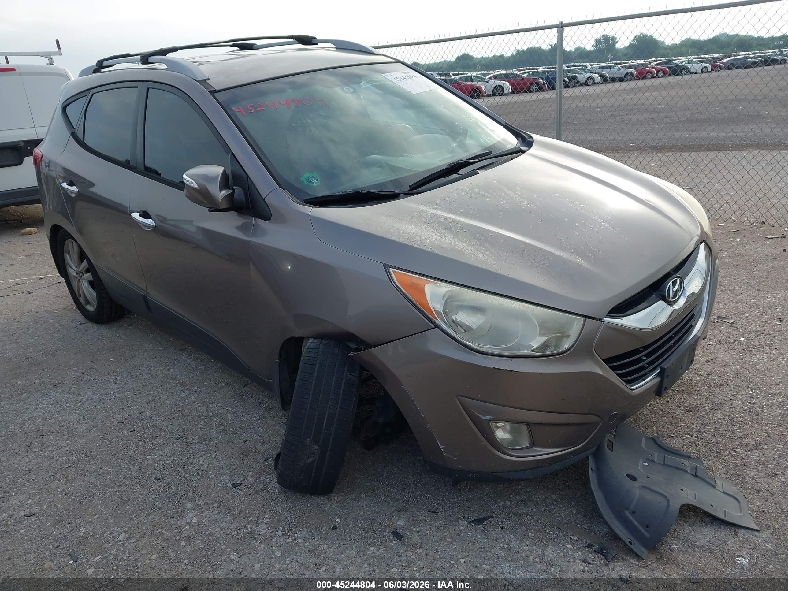 2012 Hyundai Tucson Limited Brown vin: KM8JU3AC4CU378141