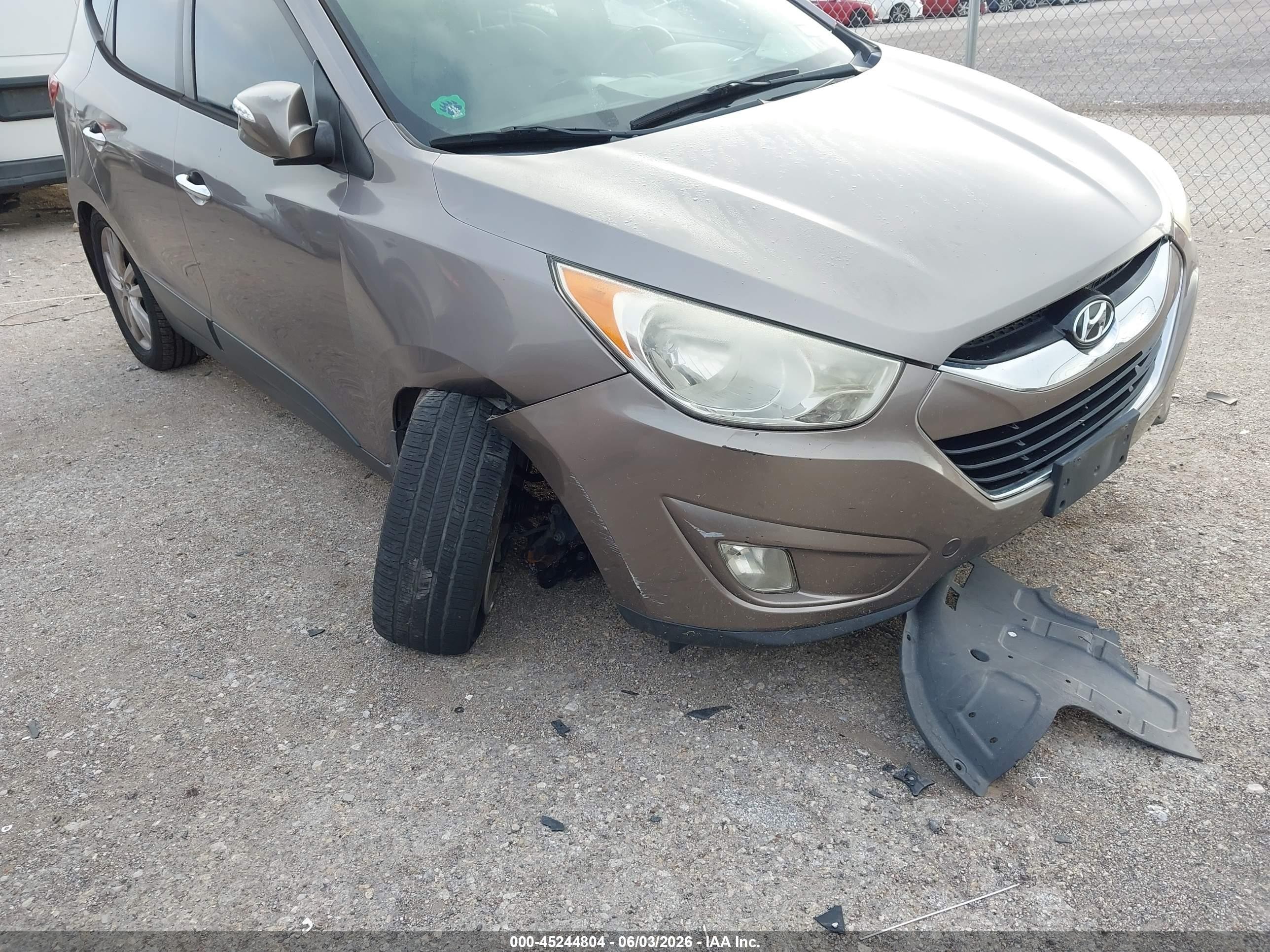 2012 Hyundai Tucson Limited Brown vin: KM8JU3AC4CU378141