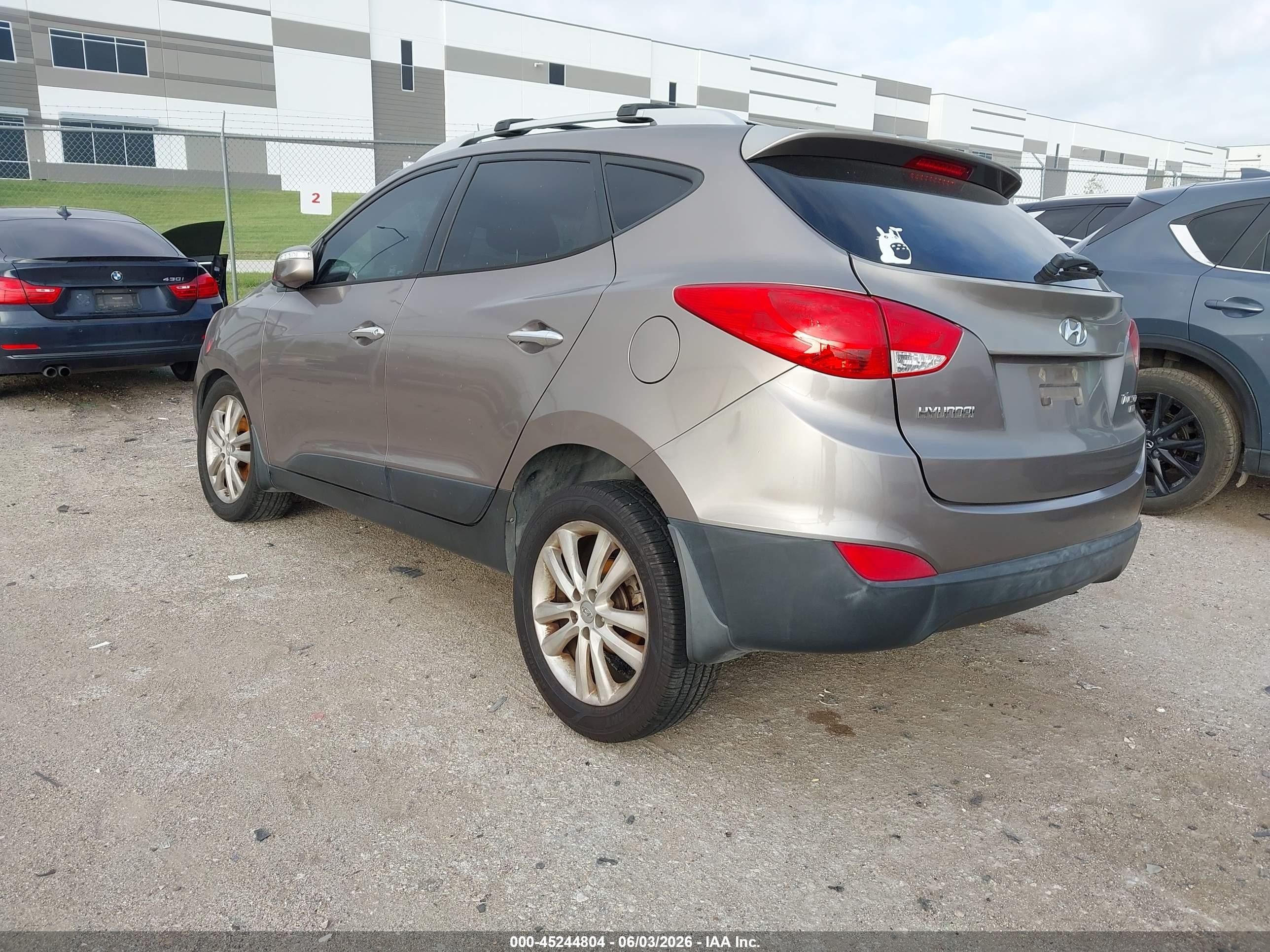 2012 Hyundai Tucson Limited Brown vin: KM8JU3AC4CU378141