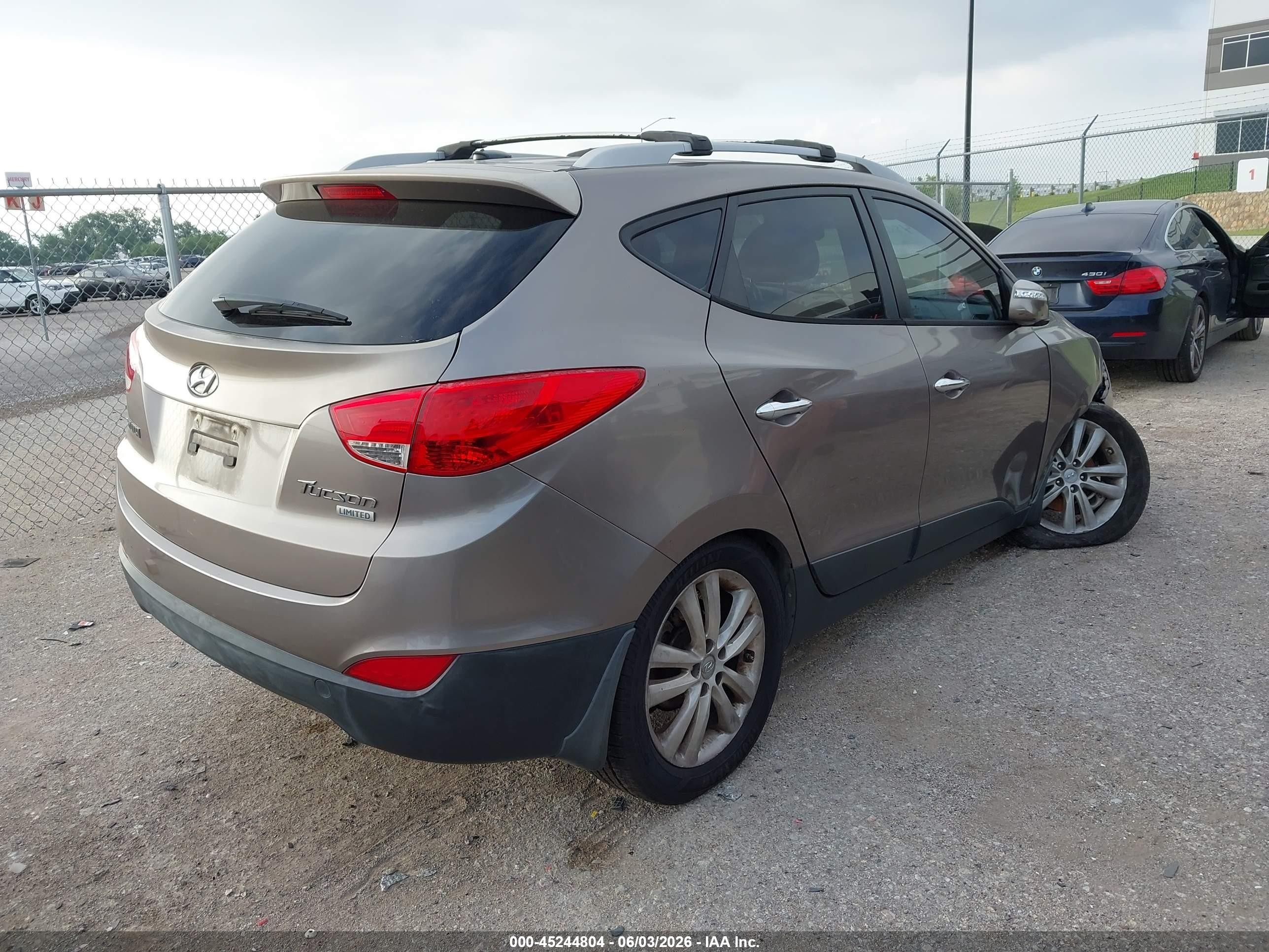 2012 Hyundai Tucson Limited Brown vin: KM8JU3AC4CU378141