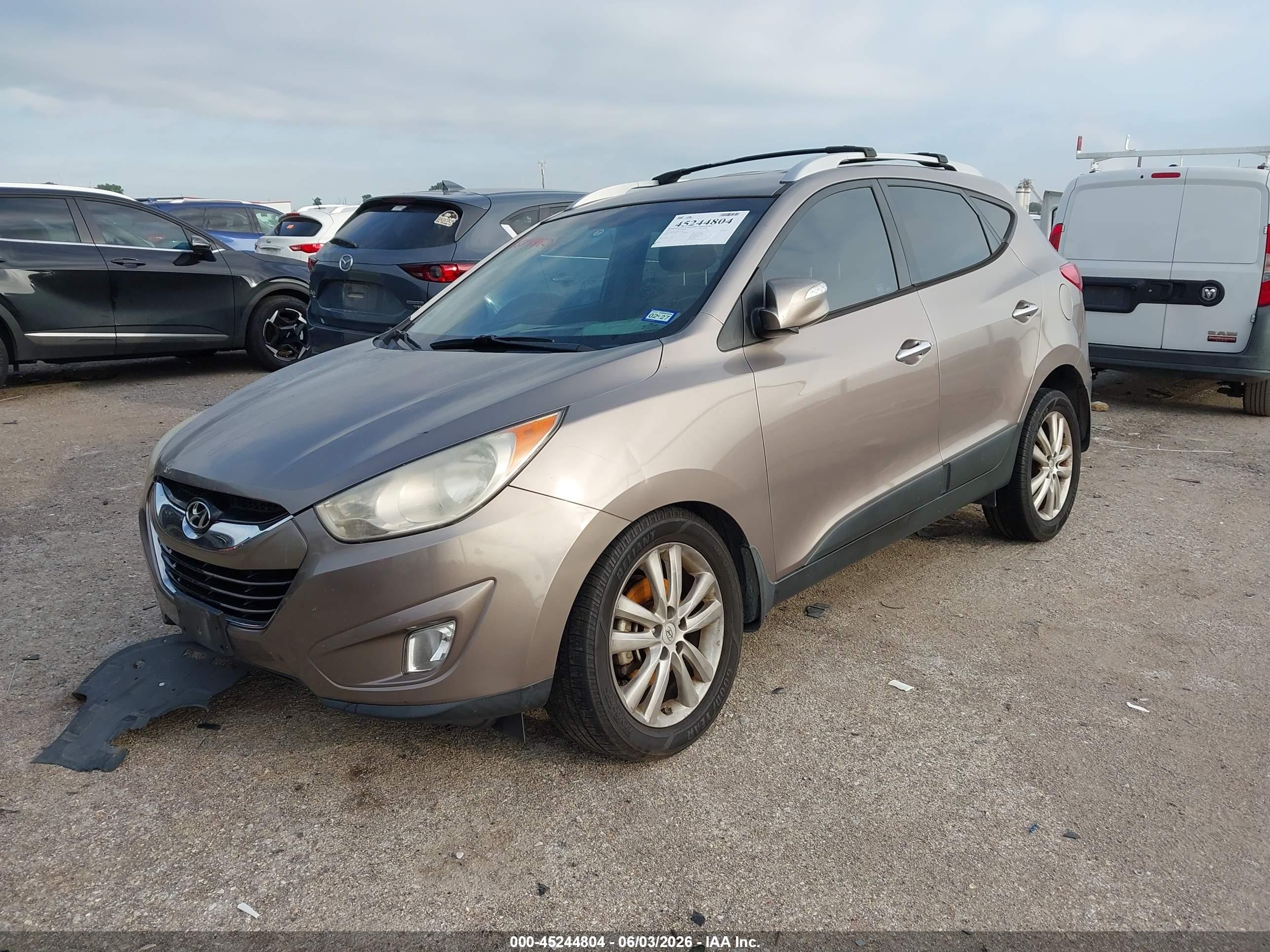 2012 Hyundai Tucson Limited Brown vin: KM8JU3AC4CU378141