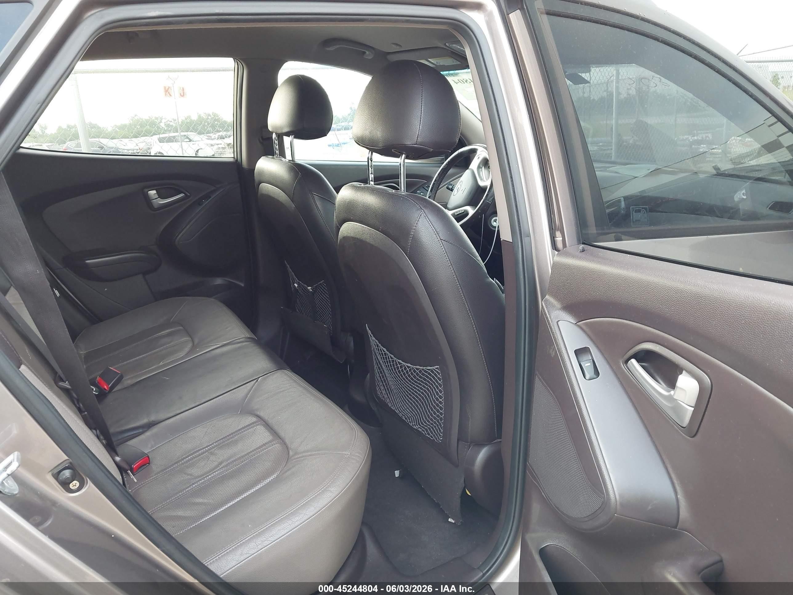 2012 Hyundai Tucson Limited Brown vin: KM8JU3AC4CU378141