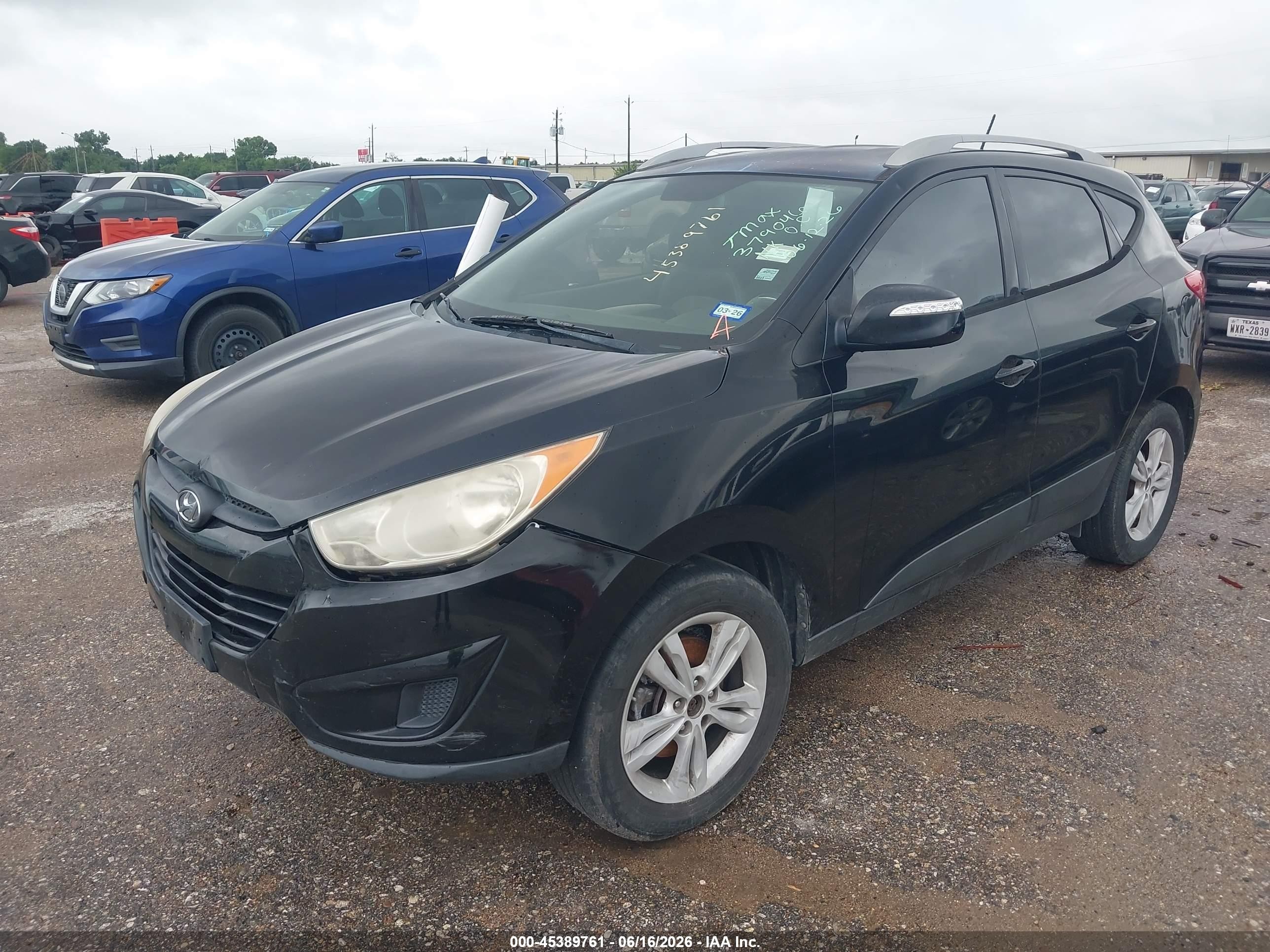 2012 Hyundai Tucson Gls Black vin: KM8JU3AC4CU379046