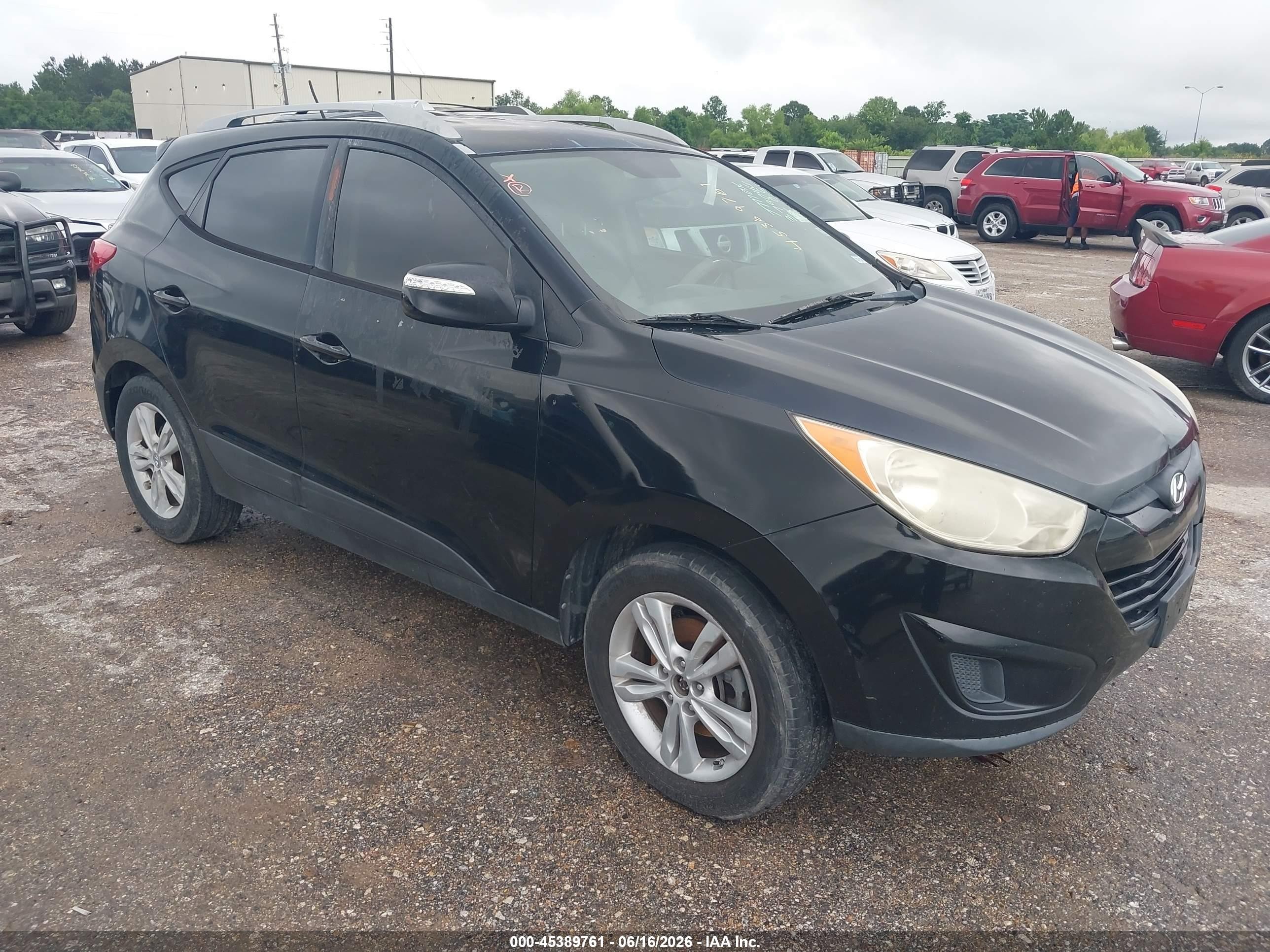 2012 Hyundai Tucson Gls Black vin: KM8JU3AC4CU379046