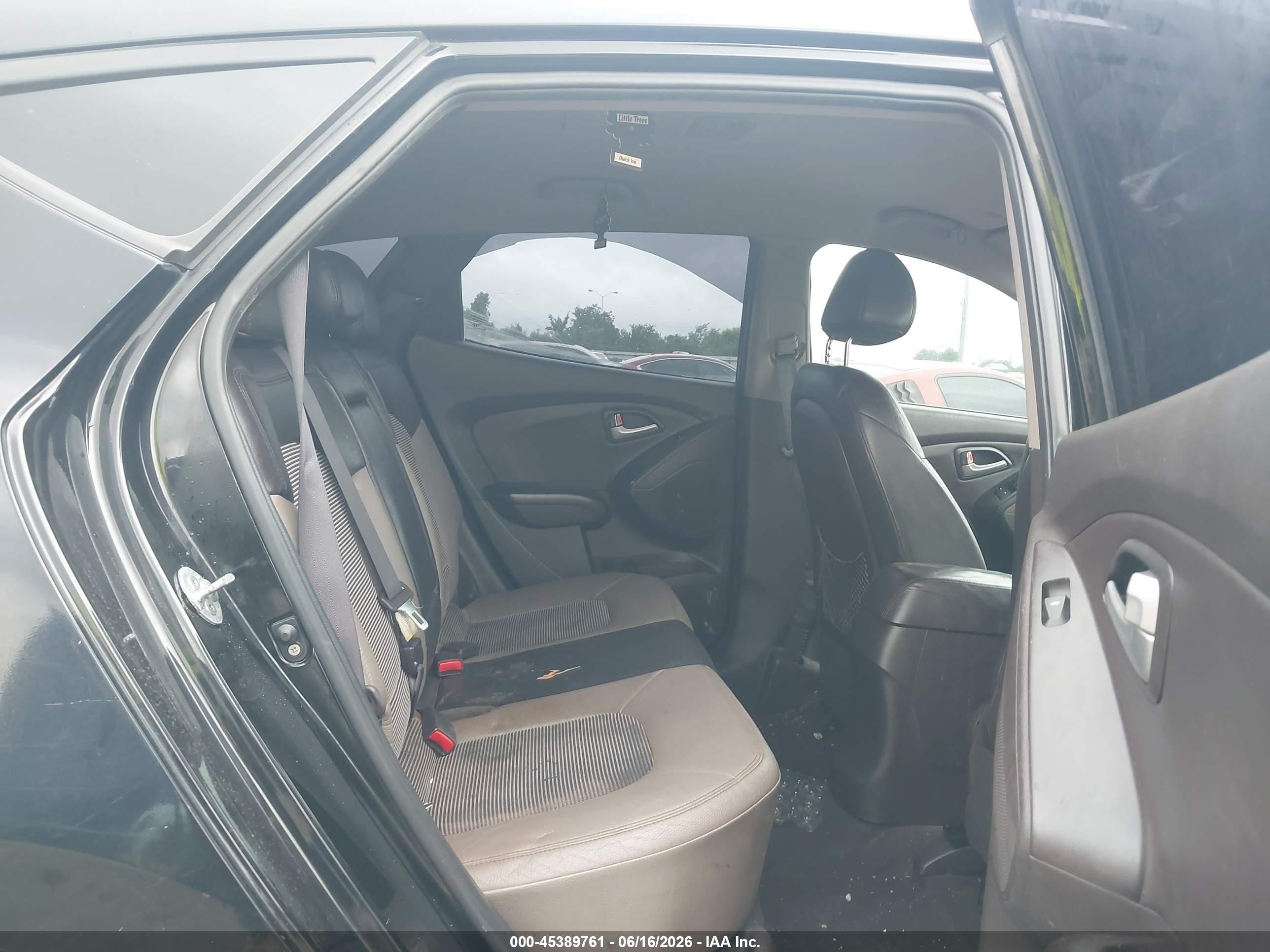 2012 Hyundai Tucson Gls Black vin: KM8JU3AC4CU379046
