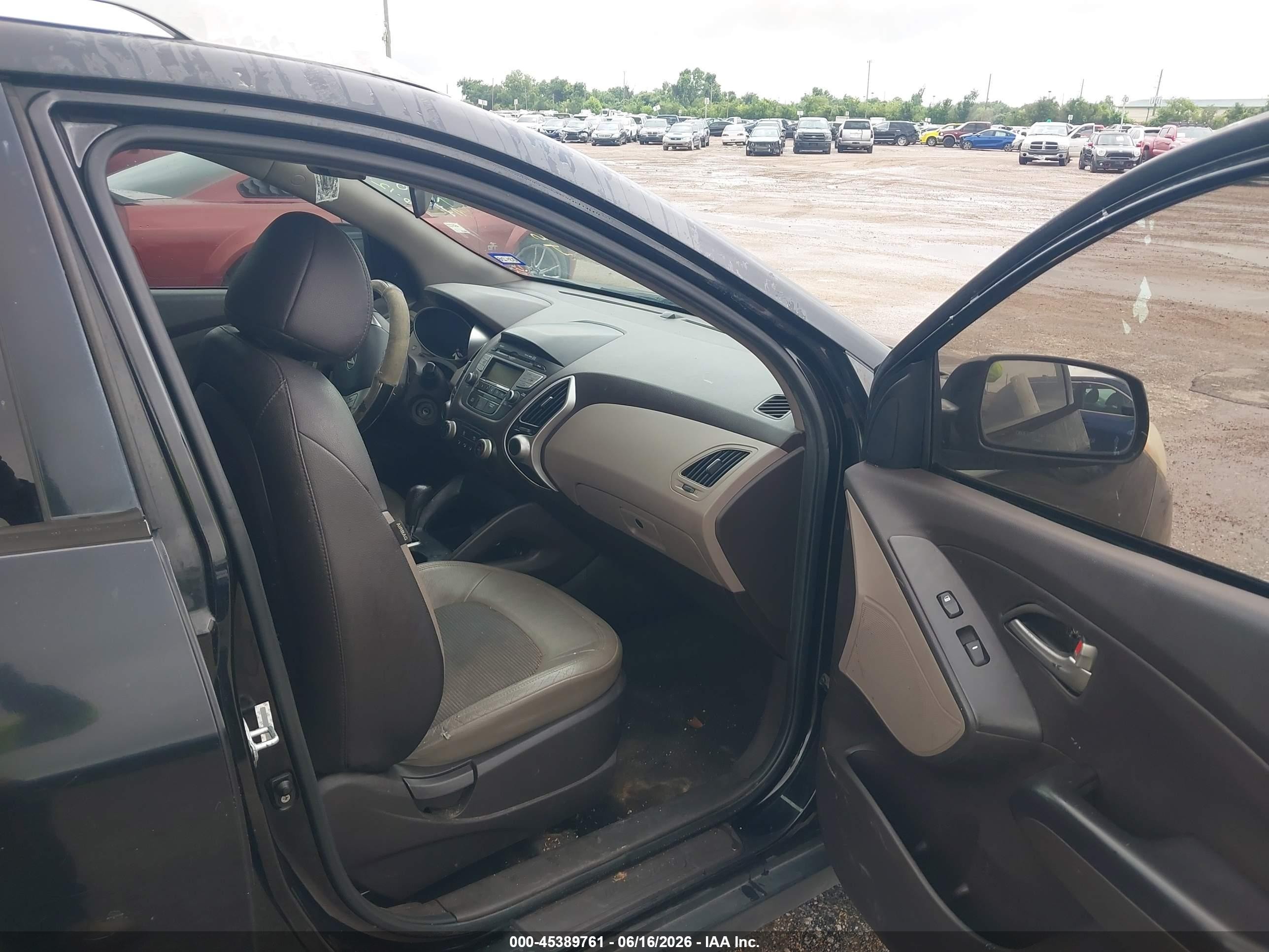 2012 Hyundai Tucson Gls Black vin: KM8JU3AC4CU379046
