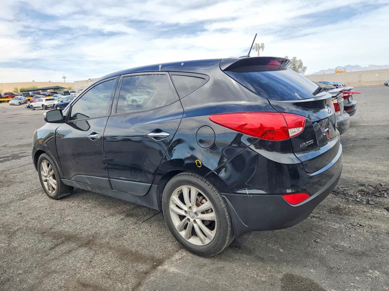 2012 Hyundai Tucson Limited Black vin: KM8JU3AC4CU389379
