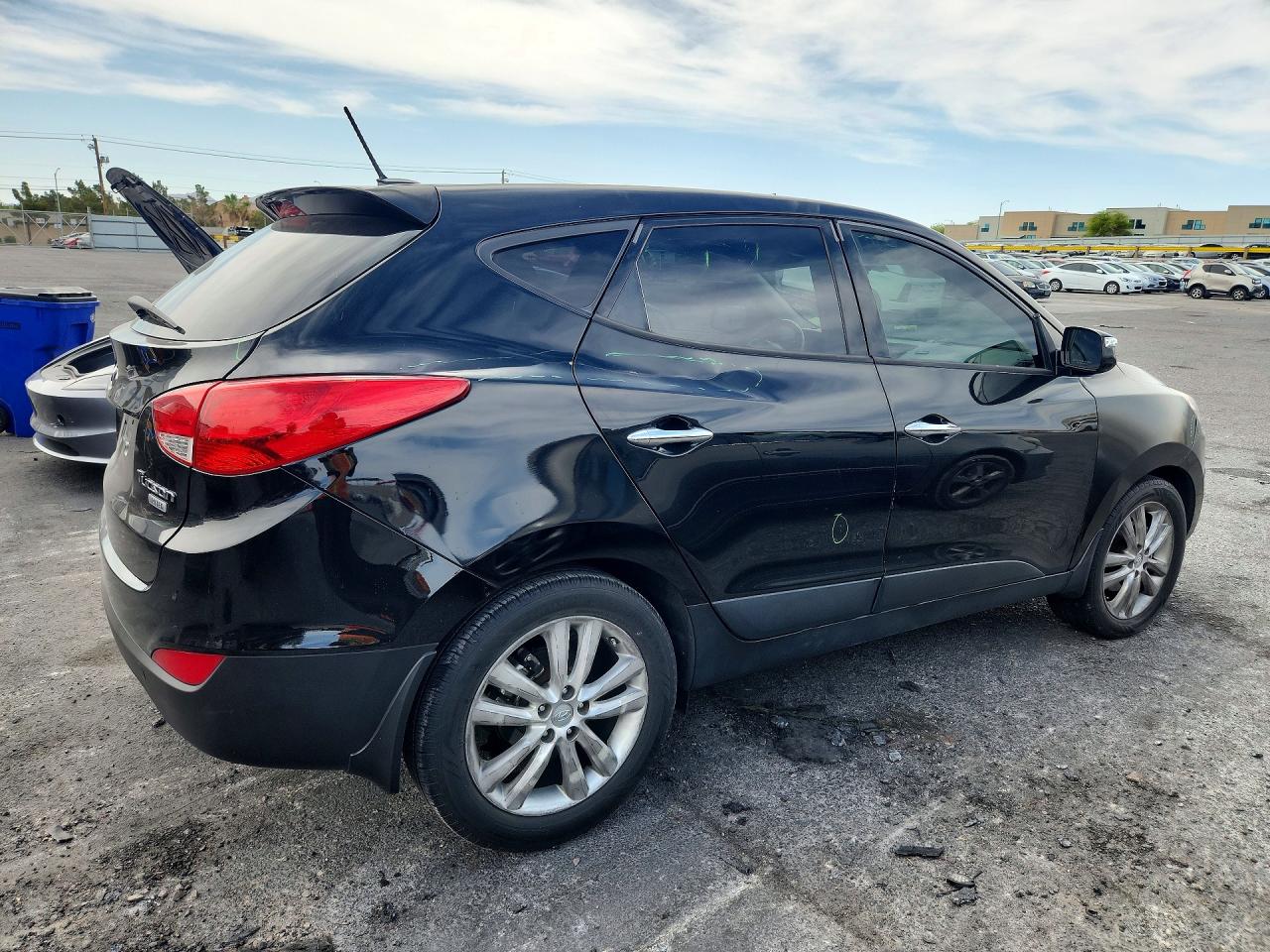 2012 Hyundai Tucson Limited Black vin: KM8JU3AC4CU389379