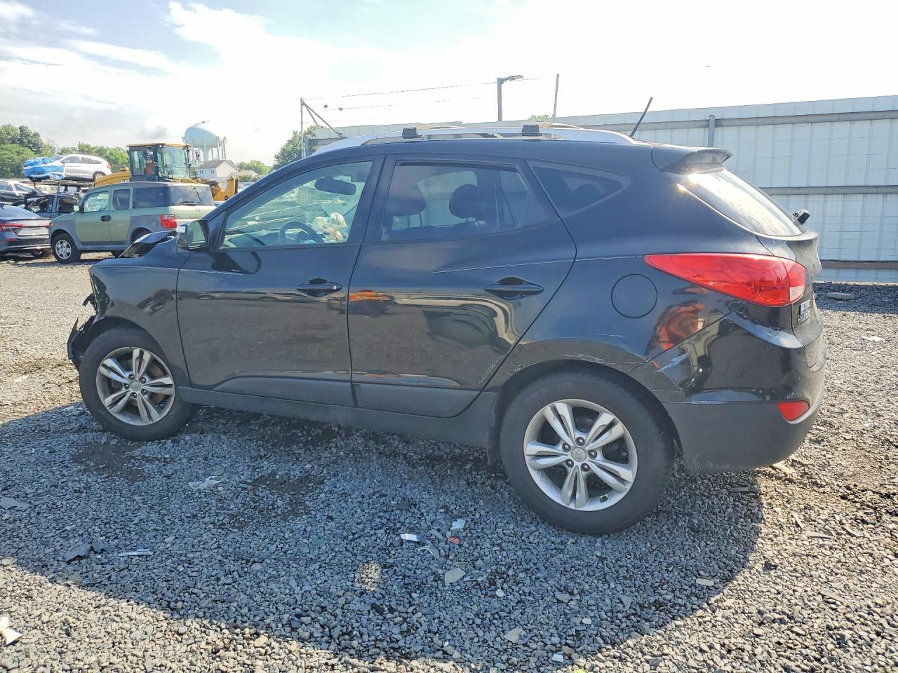 2012 Hyundai Tucson Gls Black vin: KM8JU3AC4CU471502