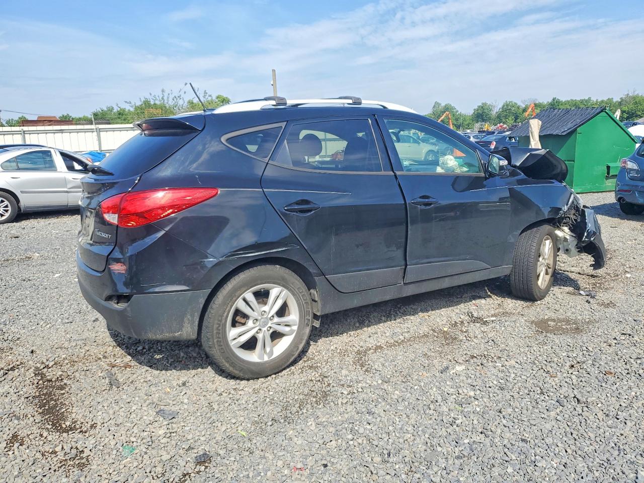 2012 Hyundai Tucson Gls Black vin: KM8JU3AC4CU471502