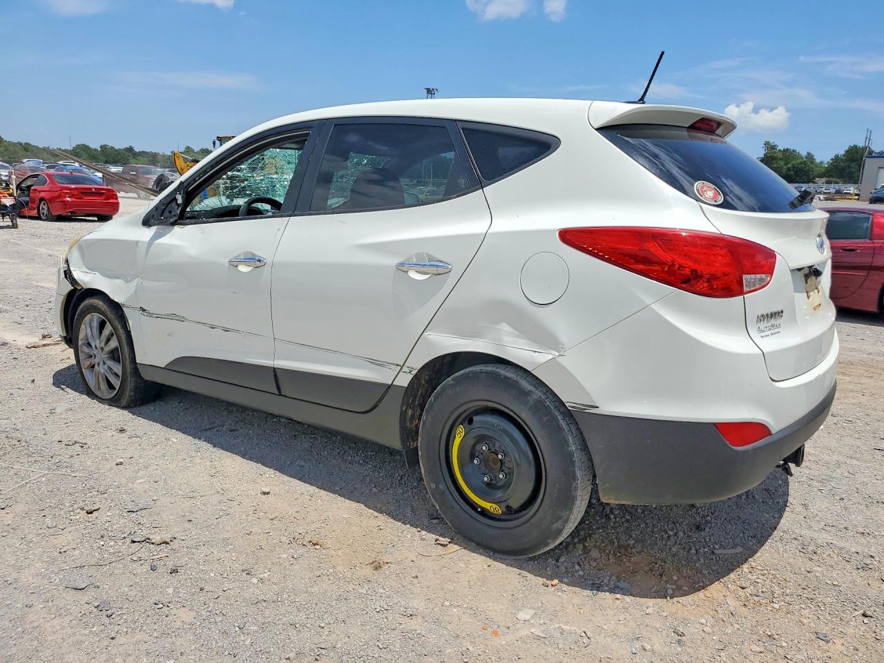 2012 Hyundai Tucson Limited White vin: KM8JU3AC4CU498442