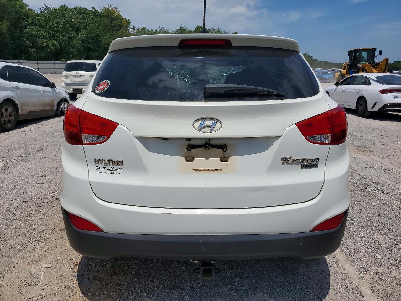2012 Hyundai Tucson Limited White vin: KM8JU3AC4CU498442