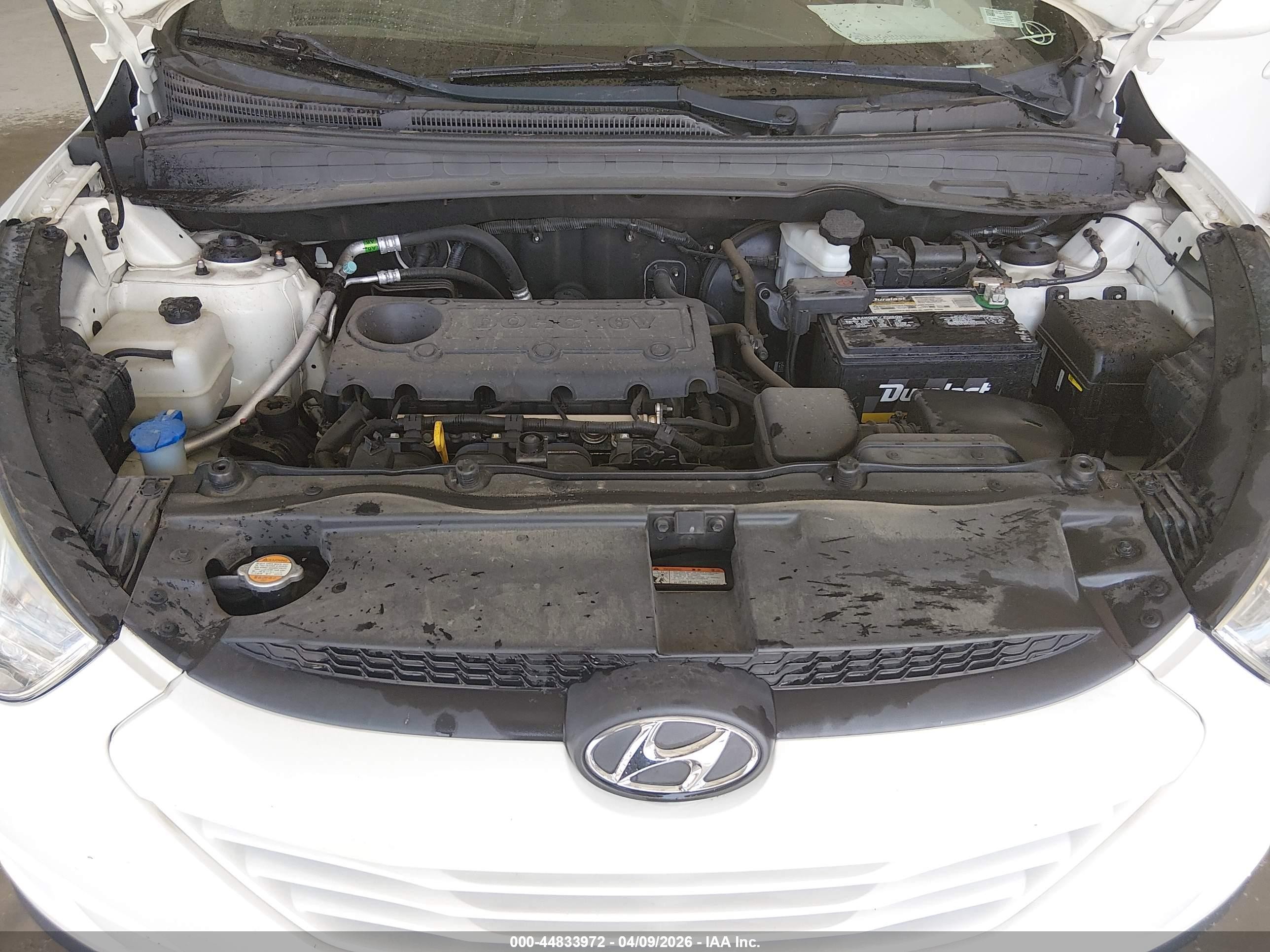 2012 Hyundai Tucson Gls White vin: KM8JU3AC4CU499672