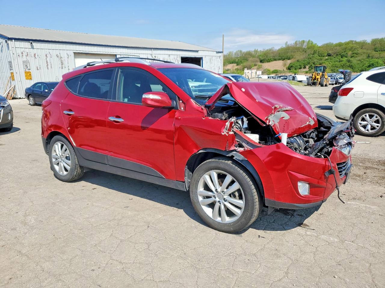 2012 Hyundai Tucson Limited Red vin: KM8JU3AC4CU511013