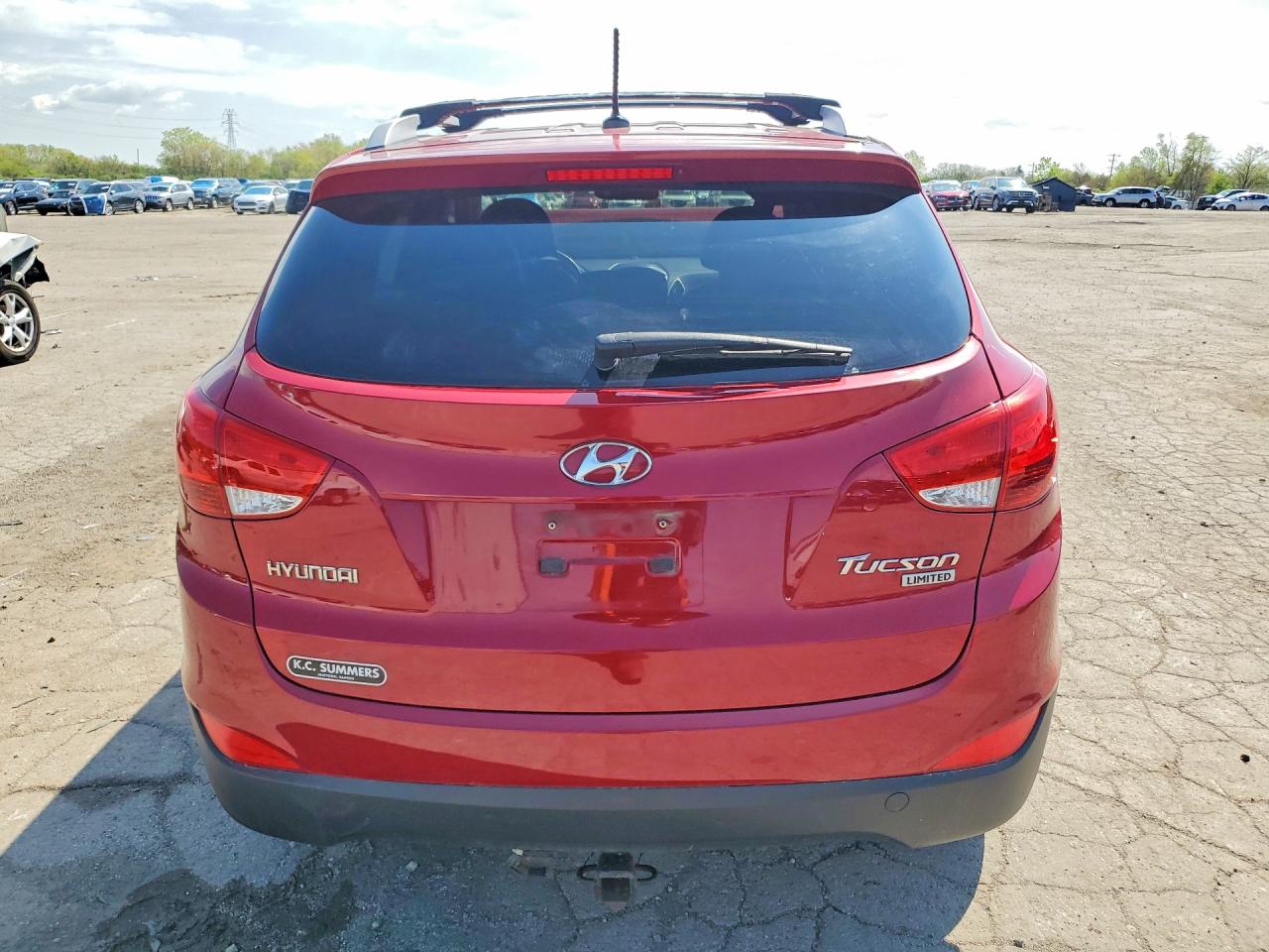 2012 Hyundai Tucson Limited Red vin: KM8JU3AC4CU511013