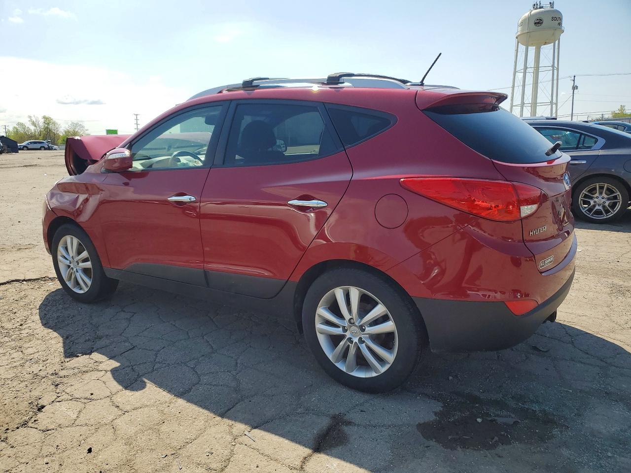 2012 Hyundai Tucson Limited Red vin: KM8JU3AC4CU511013