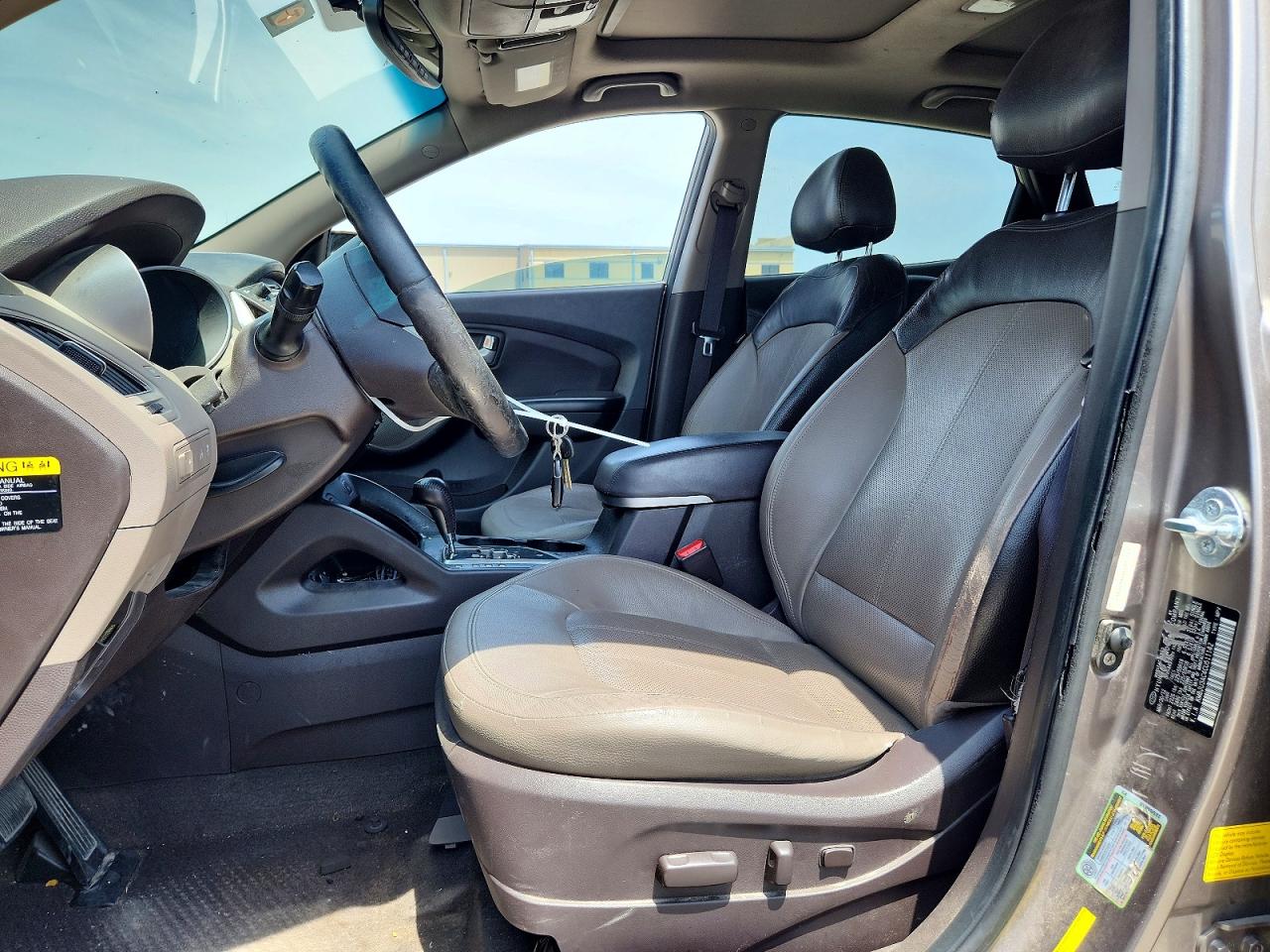 2012 Hyundai Tucson Limited Brown vin: KM8JU3AC4CU511142