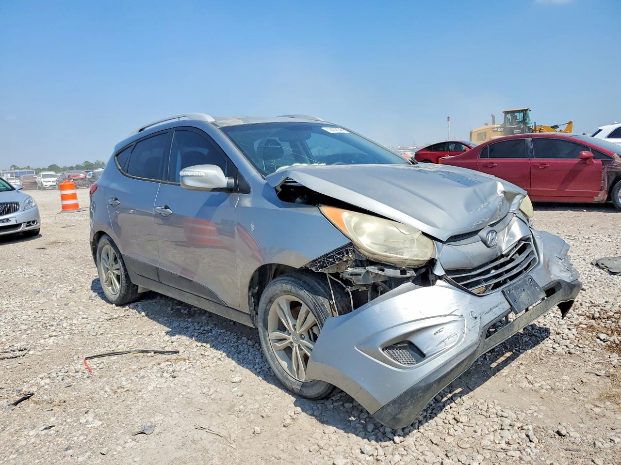 2012 Hyundai Tucson Gls Silver vin: KM8JU3AC4CU537112