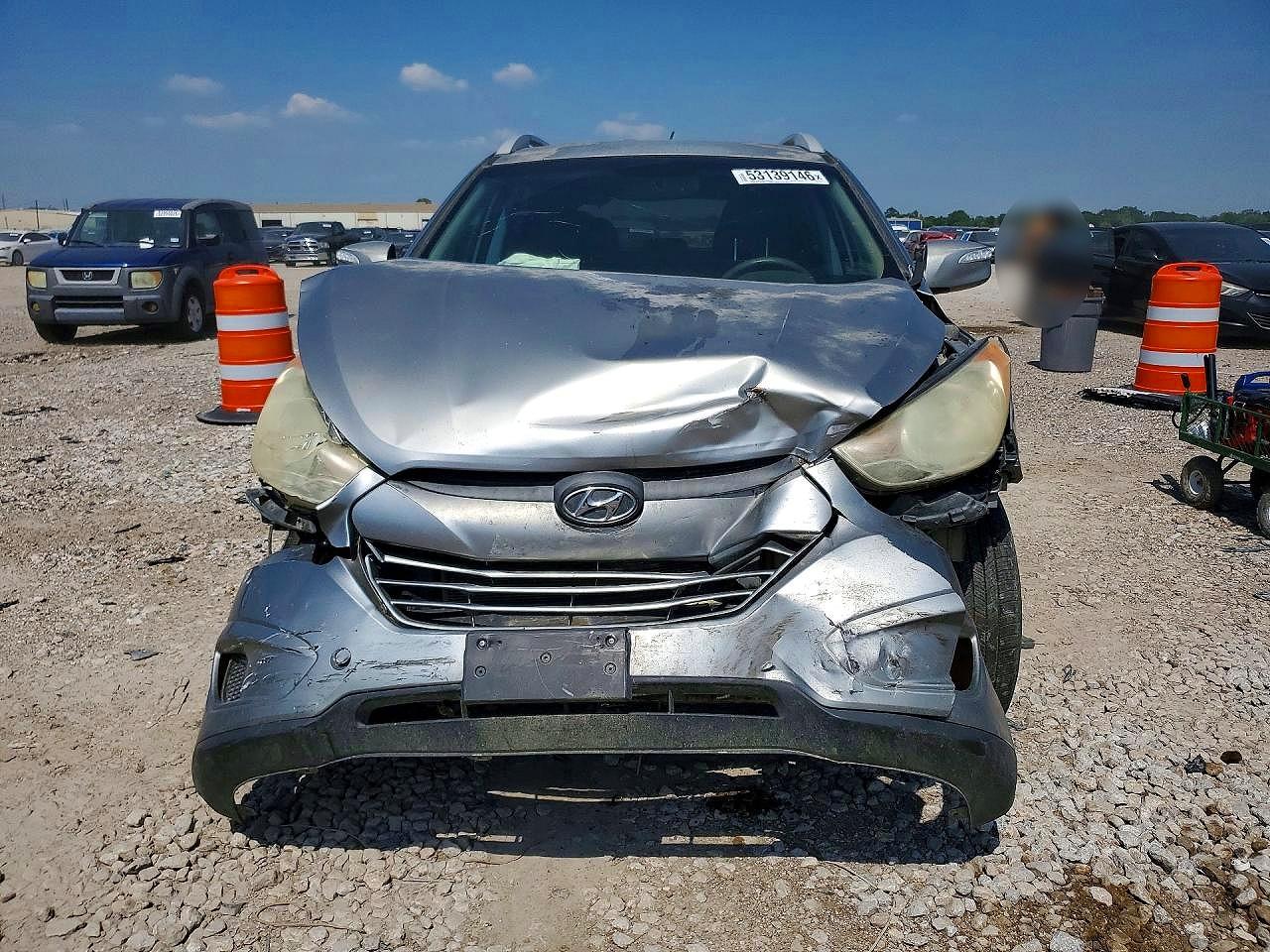 2012 Hyundai Tucson Gls Silver vin: KM8JU3AC4CU537112