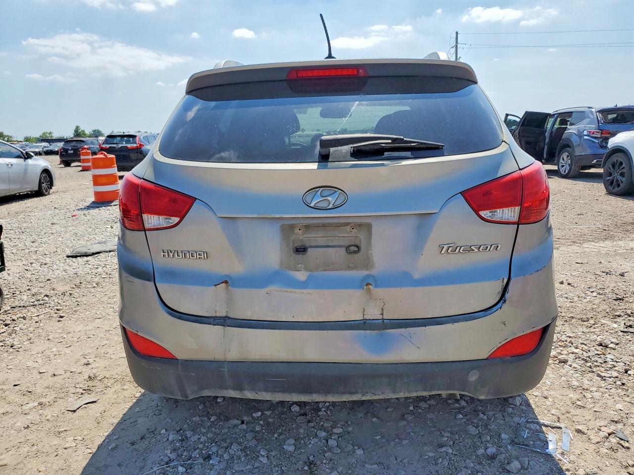2012 Hyundai Tucson Gls Silver vin: KM8JU3AC4CU537112