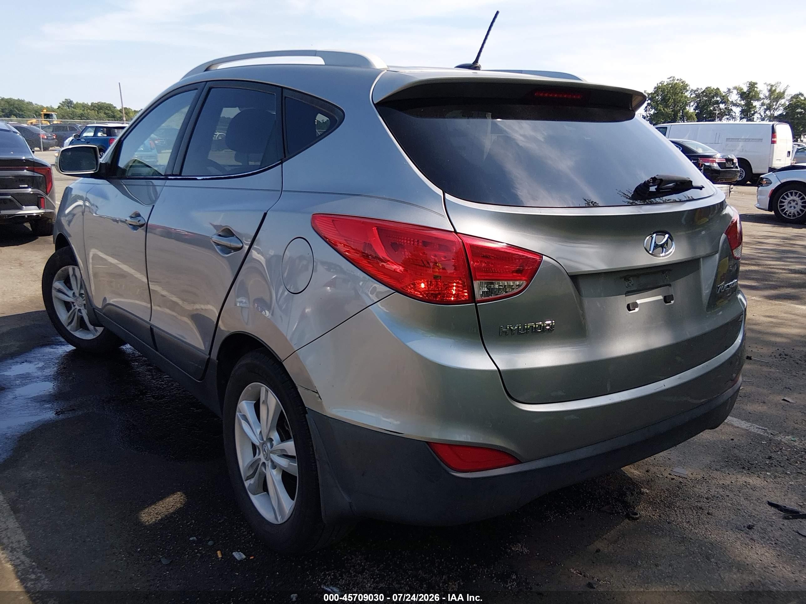 2013 Hyundai Tucson Gls Silver vin: KM8JU3AC4DU575618