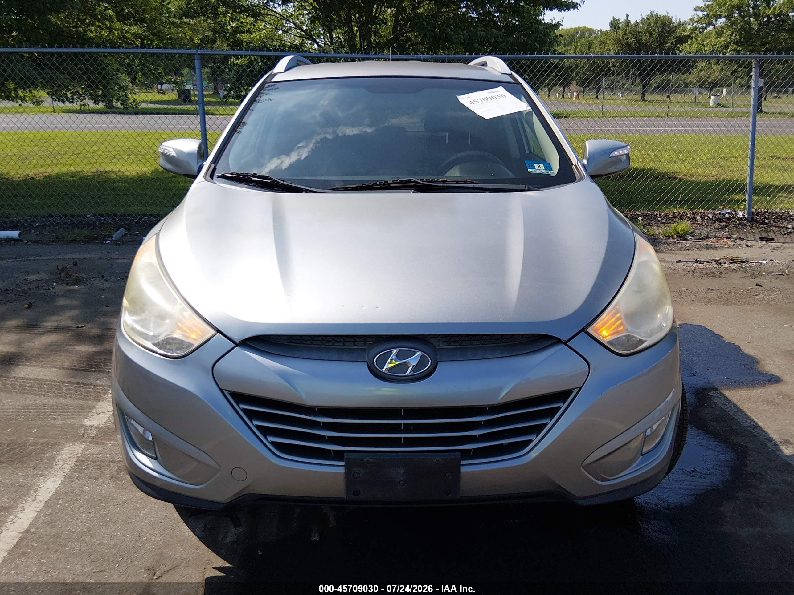 2013 Hyundai Tucson Gls Silver vin: KM8JU3AC4DU575618