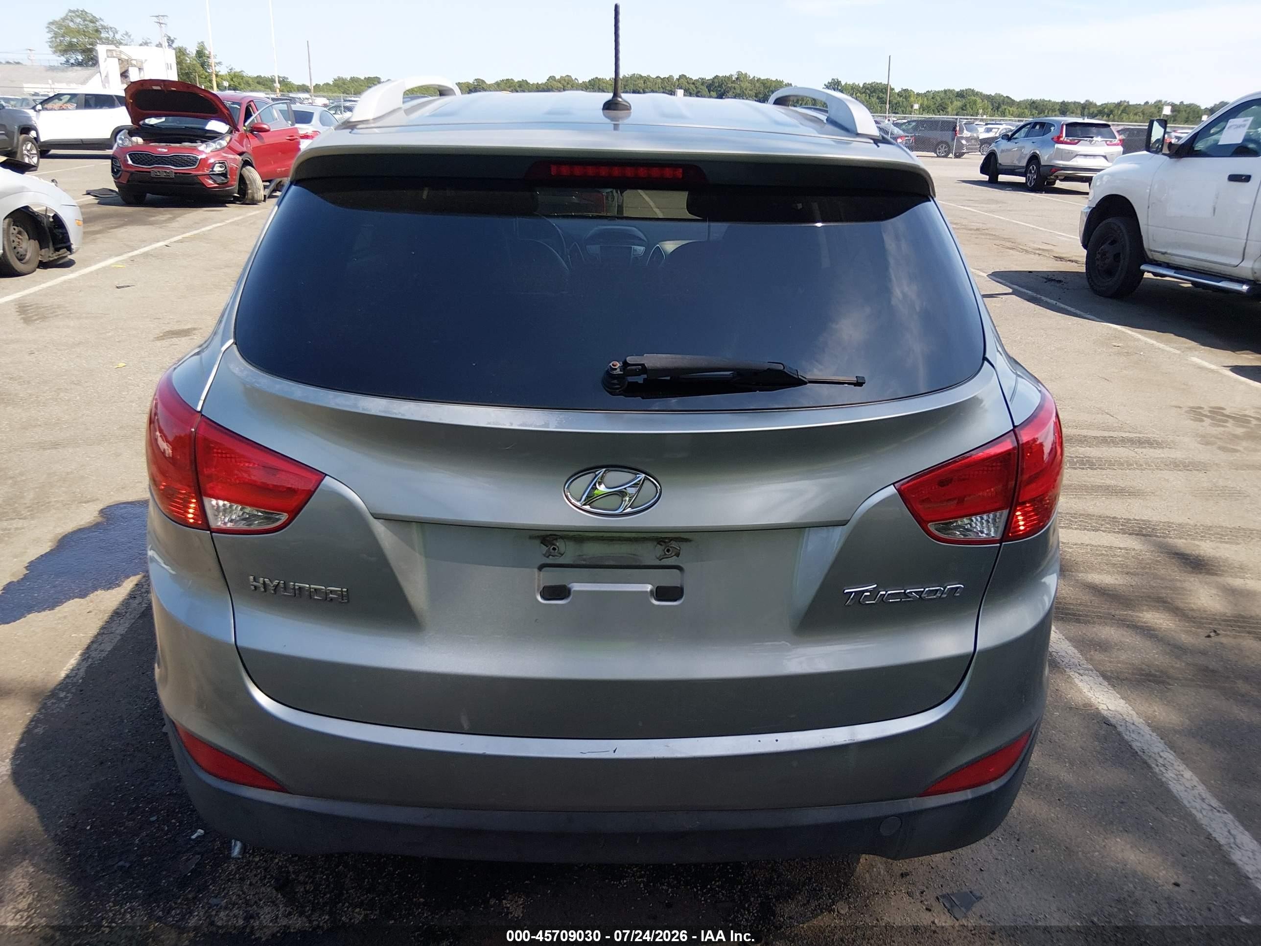 2013 Hyundai Tucson Gls Silver vin: KM8JU3AC4DU575618