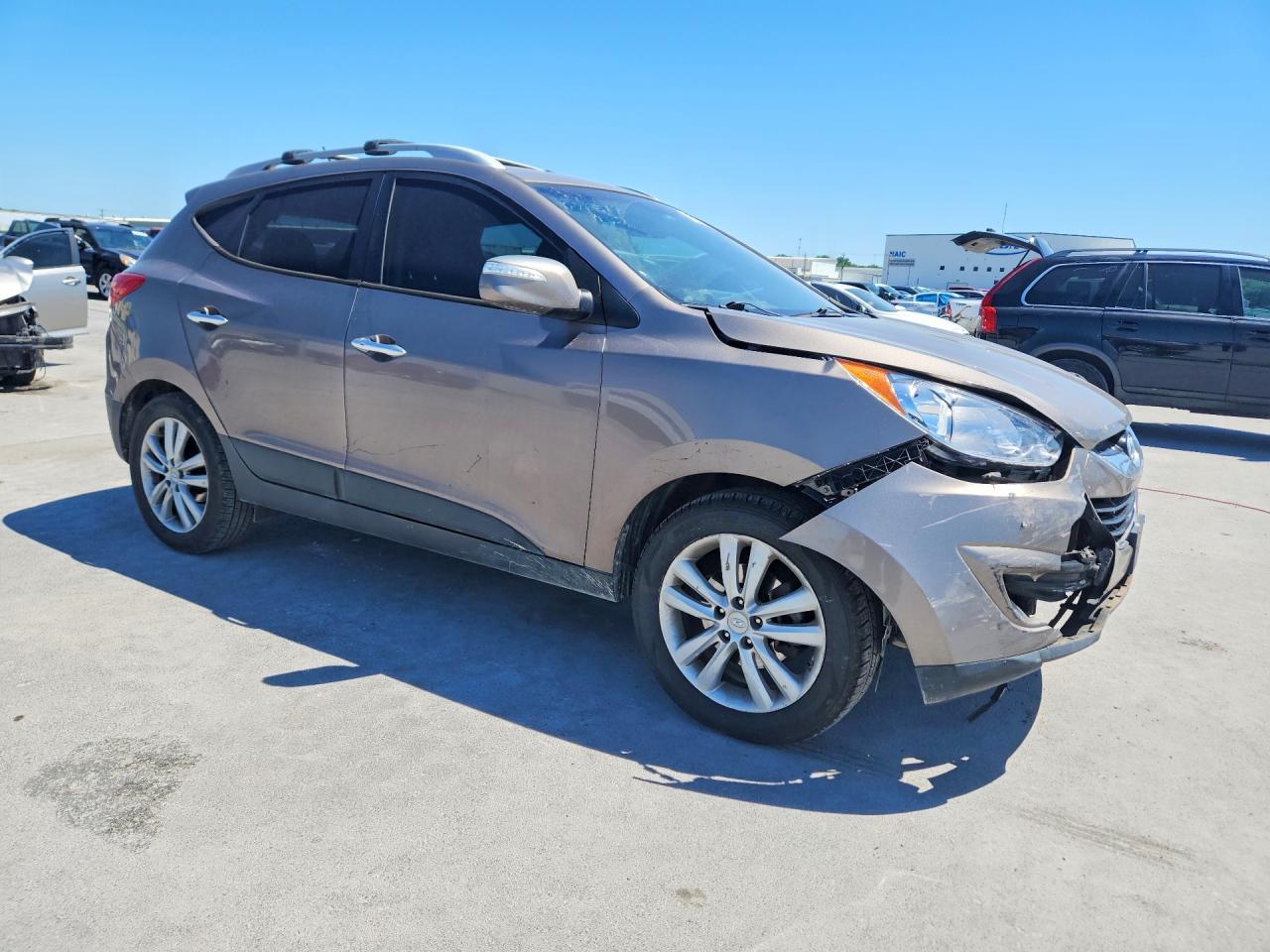 2013 Hyundai Tucson Limited Gray vin: KM8JU3AC4DU579961