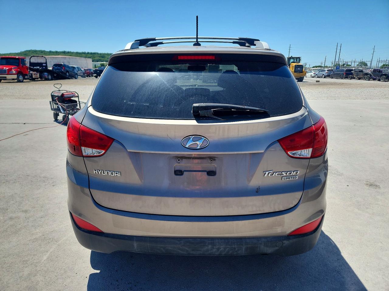 2013 Hyundai Tucson Limited Gray vin: KM8JU3AC4DU579961