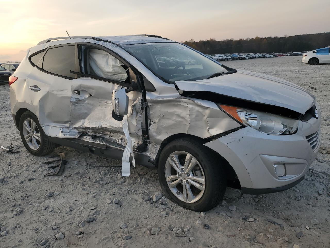 2013 Hyundai Tucson Gls Silver vin: KM8JU3AC4DU638393