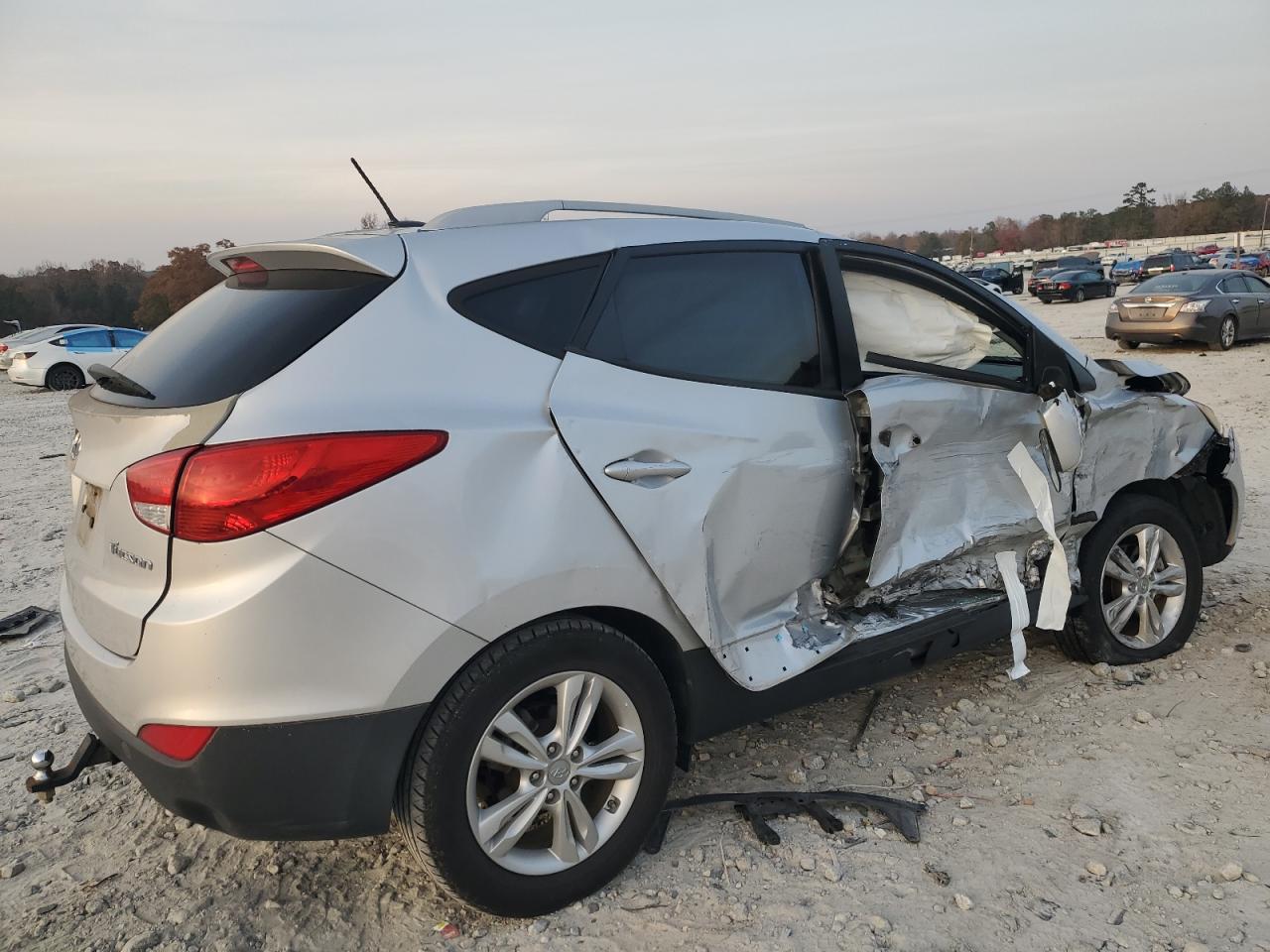 2013 Hyundai Tucson Gls Silver vin: KM8JU3AC4DU638393