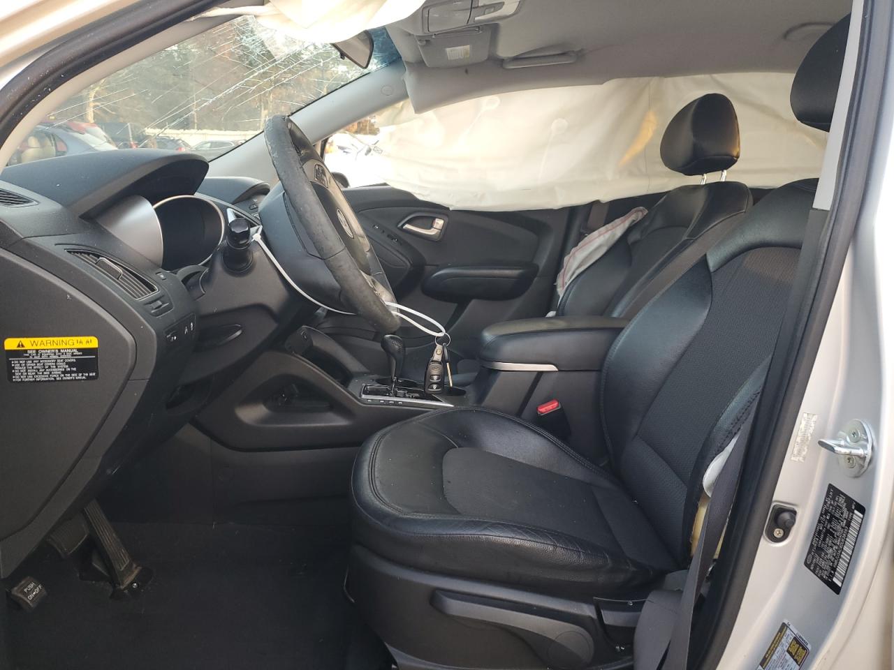 2013 Hyundai Tucson Gls Silver vin: KM8JU3AC4DU638393