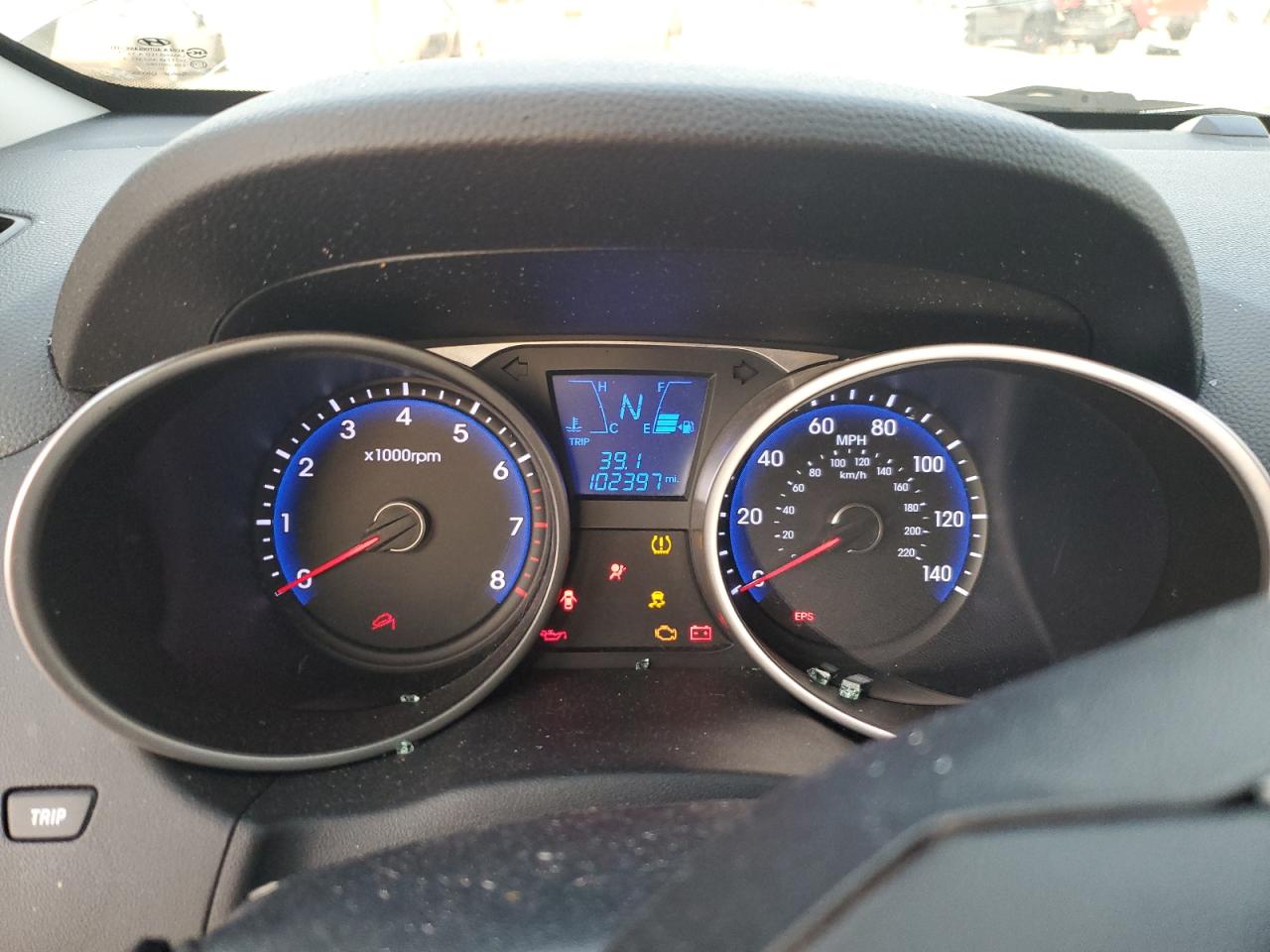 2013 Hyundai Tucson Gls Silver vin: KM8JU3AC4DU638393