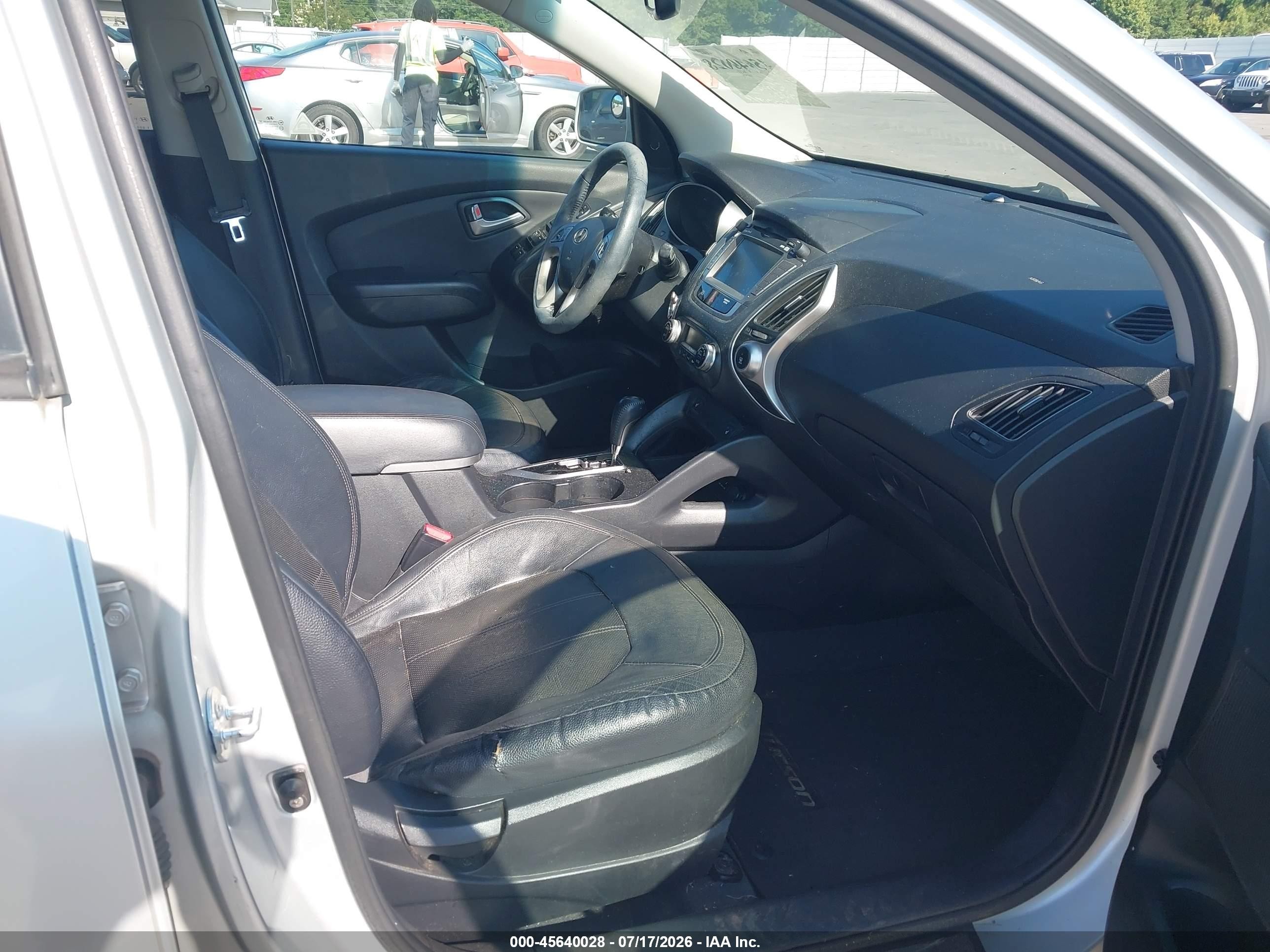 2013 Hyundai Tucson Limited Gray vin: KM8JU3AC4DU666159