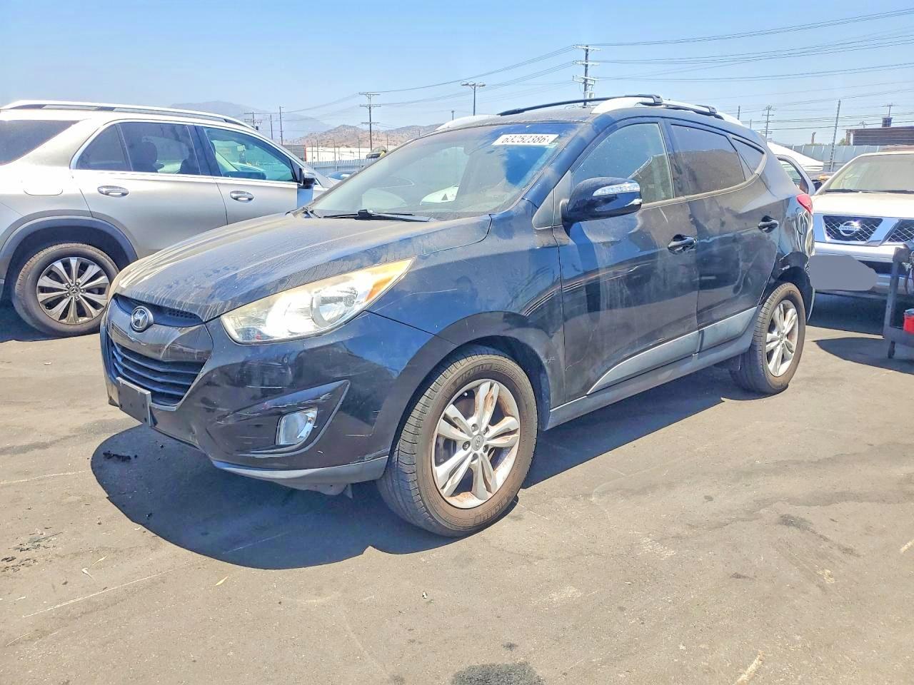 2013 Hyundai Tucson Gls Black vin: KM8JU3AC4DU752751
