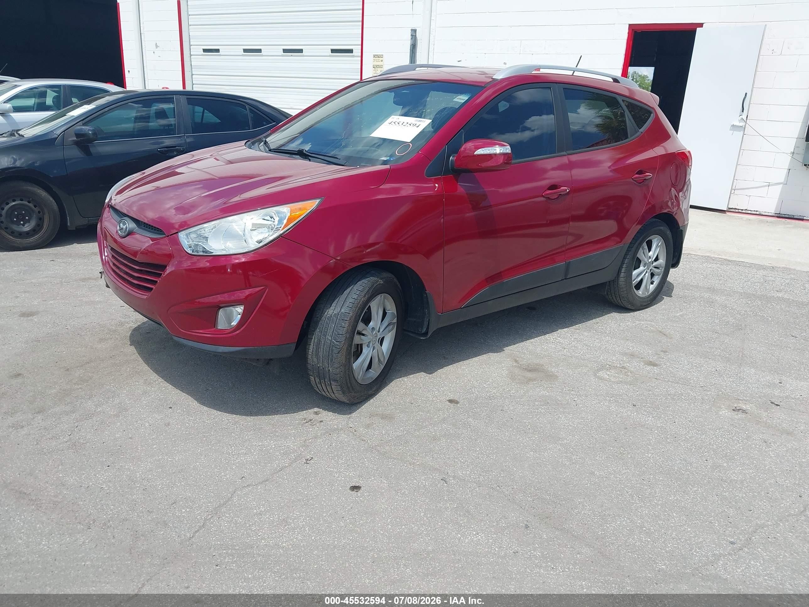 2013 Hyundai Tucson Gls Красный vin: KM8JU3AC4DU772367