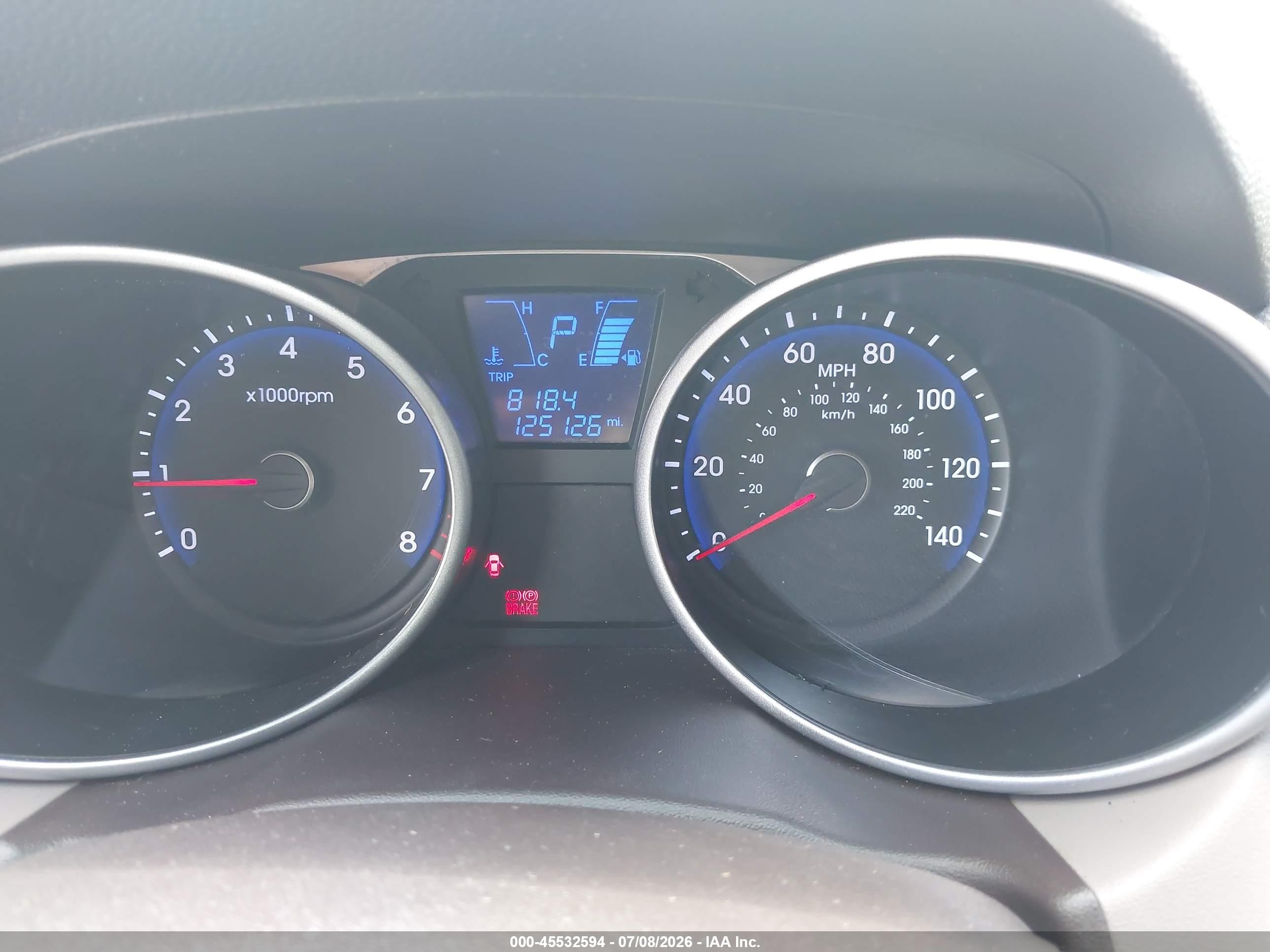 2013 Hyundai Tucson Gls Красный vin: KM8JU3AC4DU772367