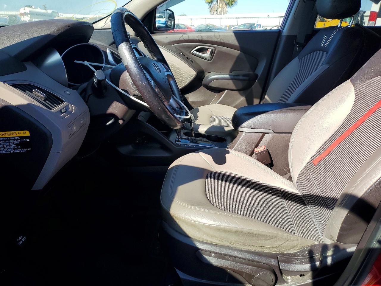 2010 Hyundai Tucson Gls Red vin: KM8JU3AC5AU011262