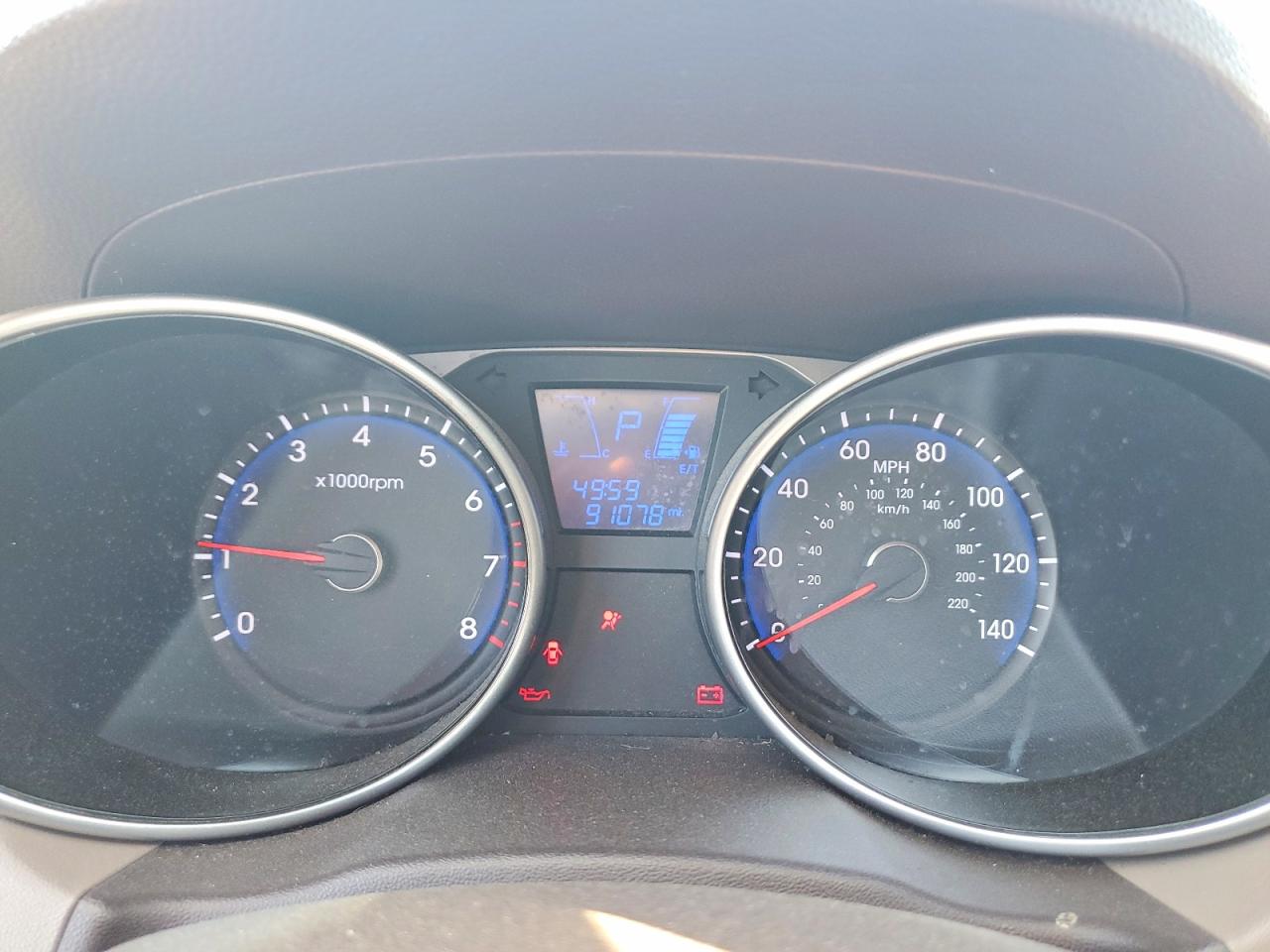 2010 Hyundai Tucson Gls Red vin: KM8JU3AC5AU011262