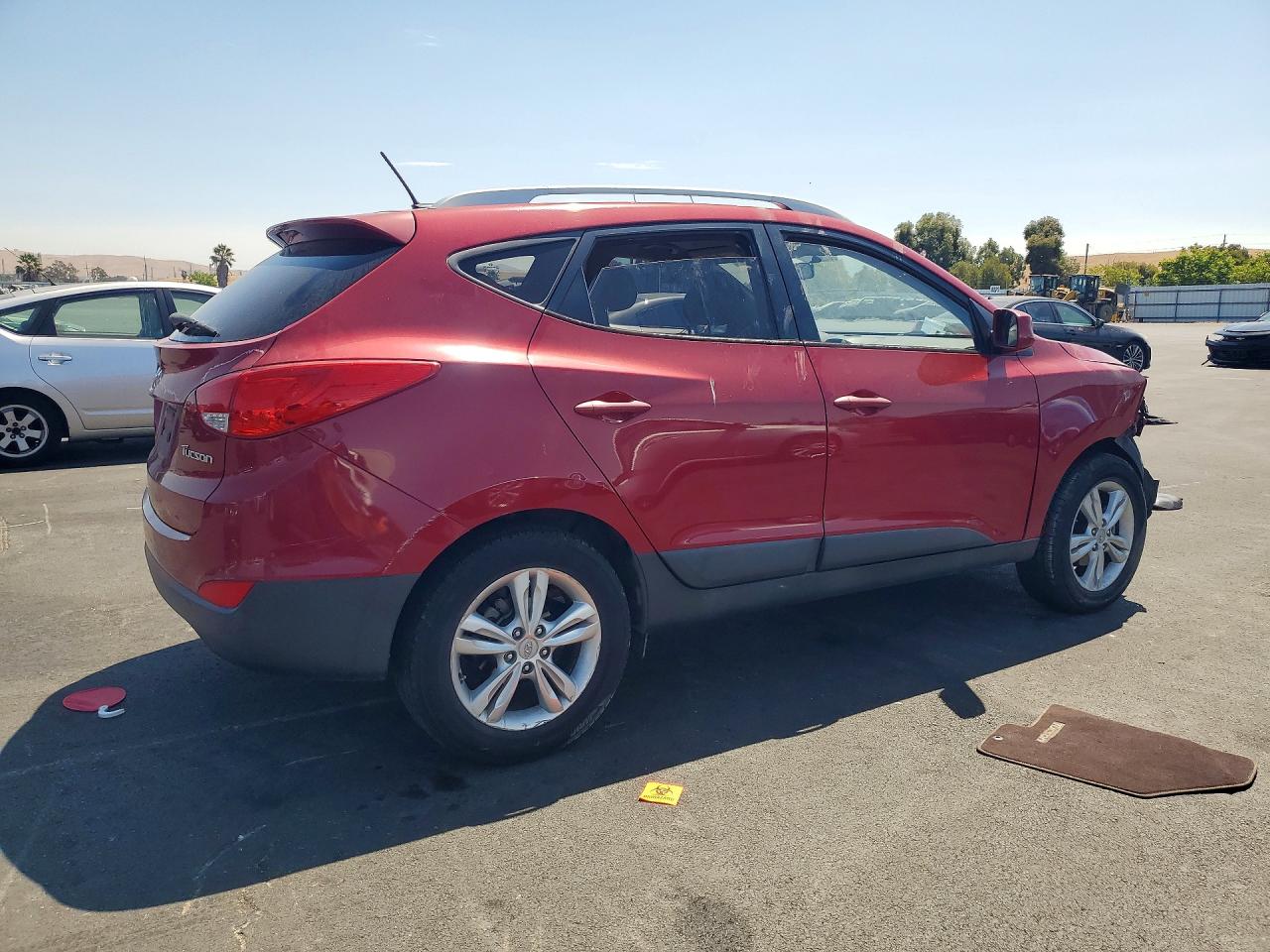 2010 Hyundai Tucson Gls Red vin: KM8JU3AC5AU011262