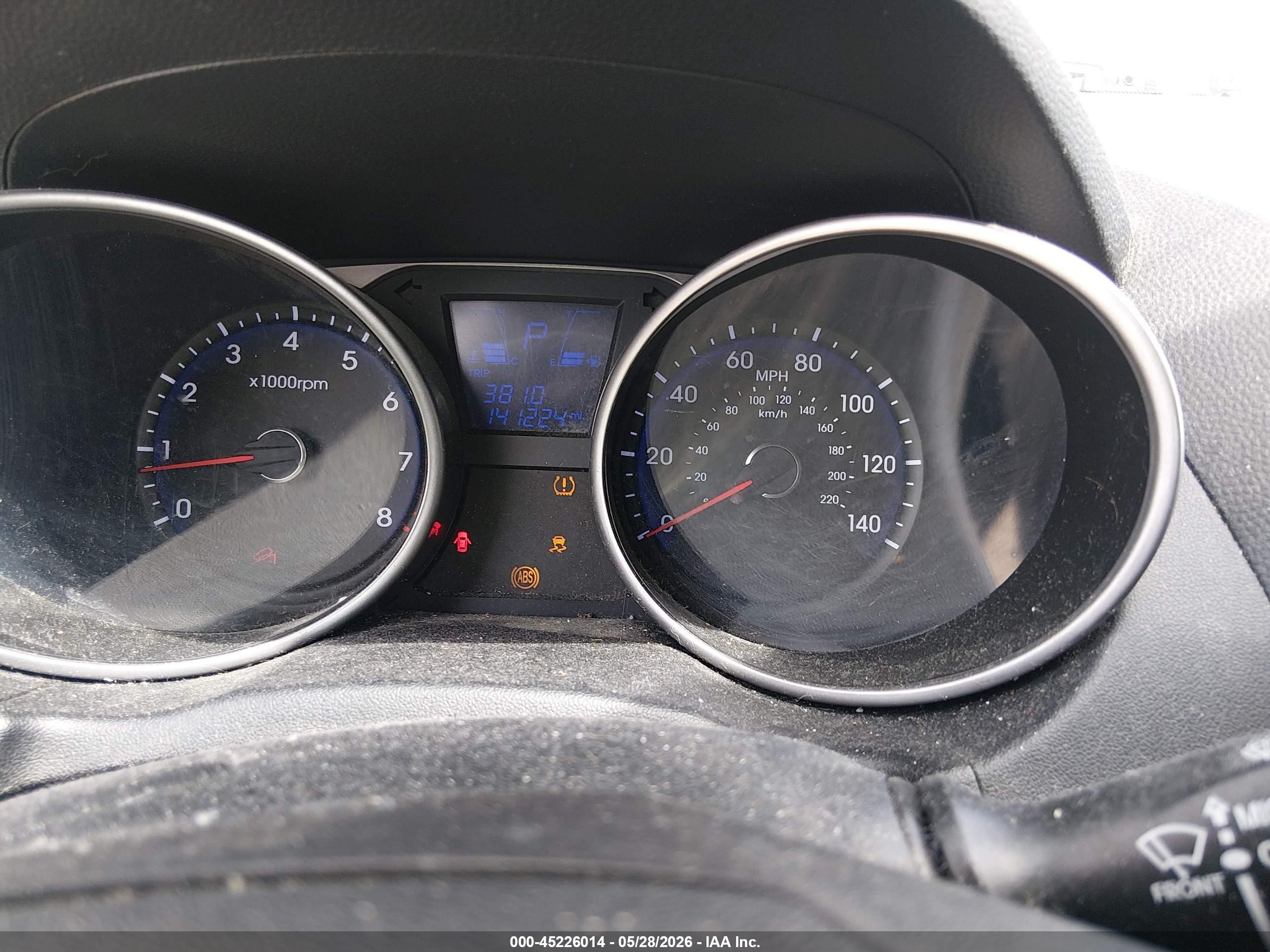 2010 Hyundai Tucson Gls Silver vin: KM8JU3AC5AU044438