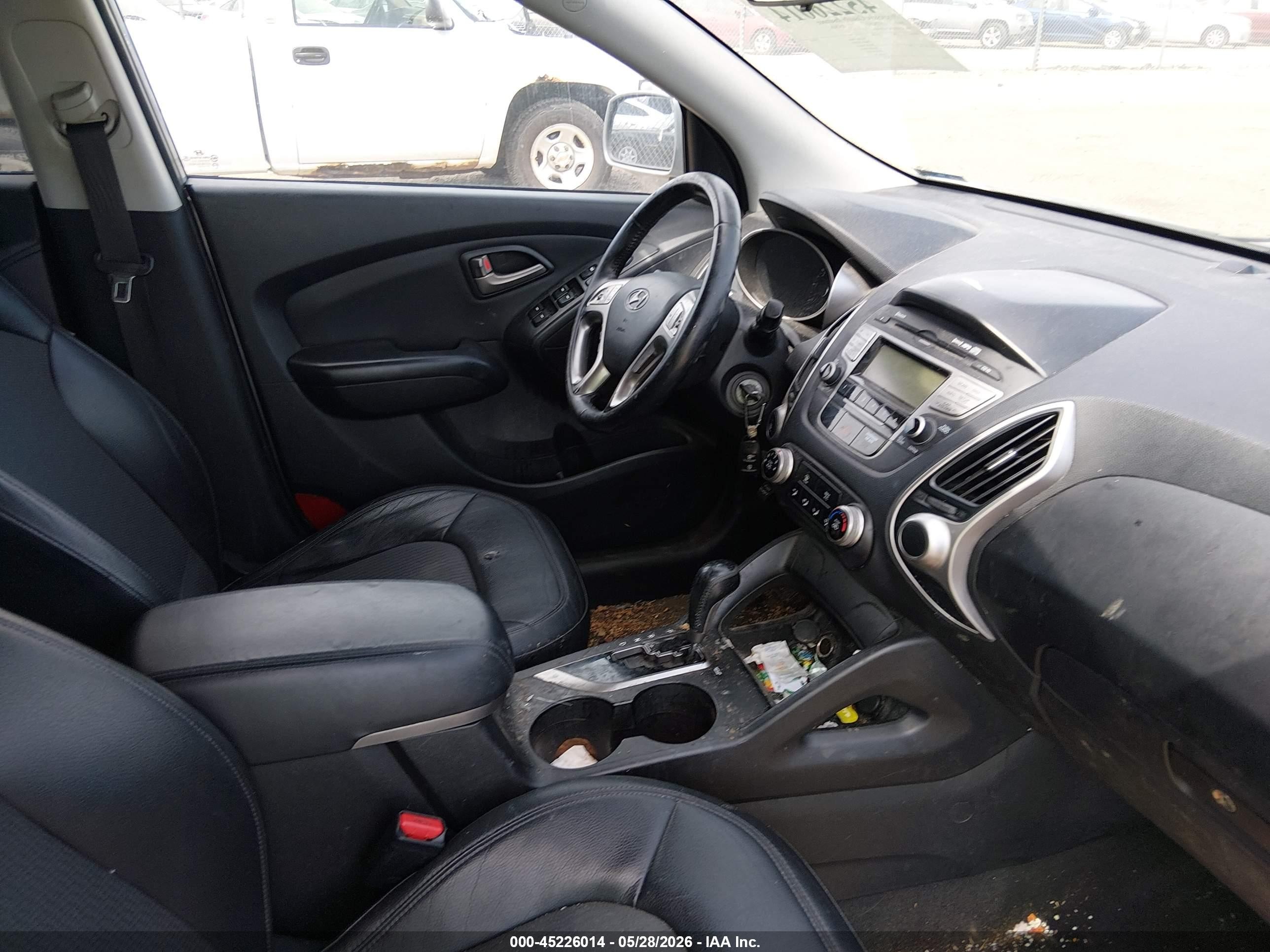 2010 Hyundai Tucson Gls Silver vin: KM8JU3AC5AU044438