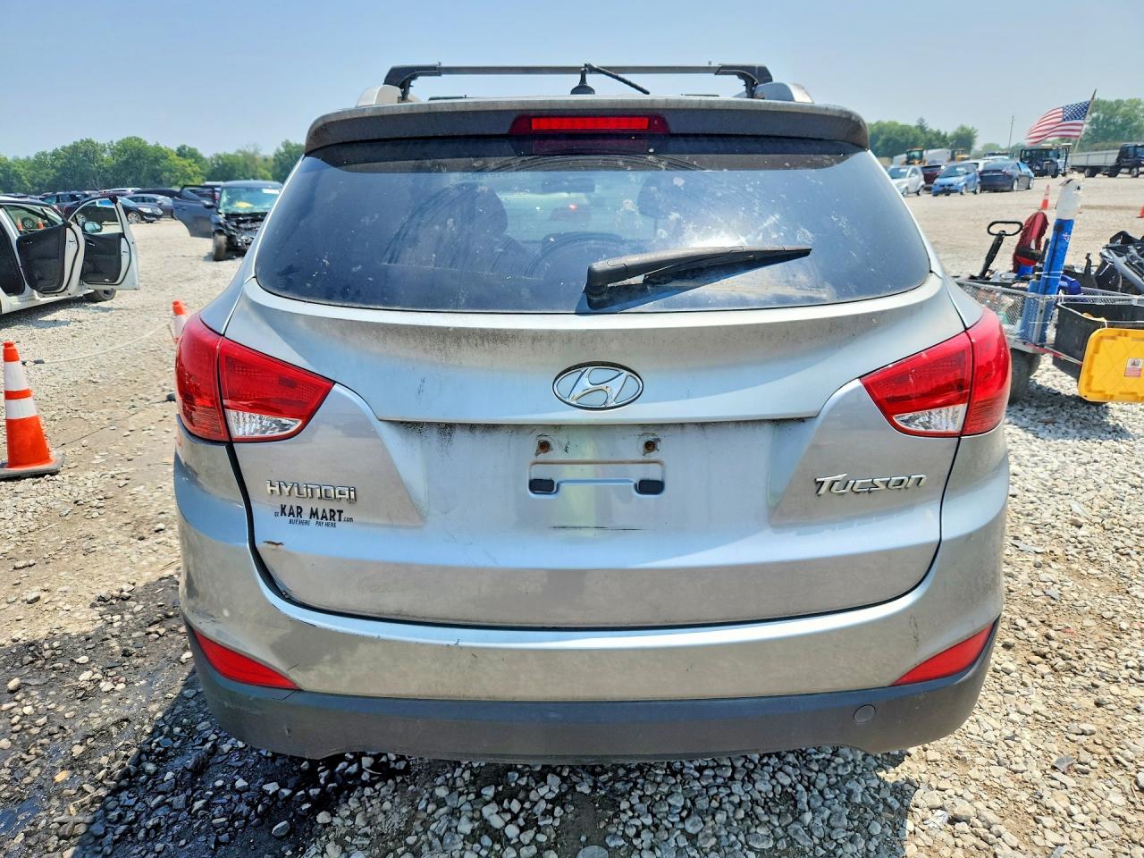 2010 Hyundai Tucson Gls Серый vin: KM8JU3AC5AU091968