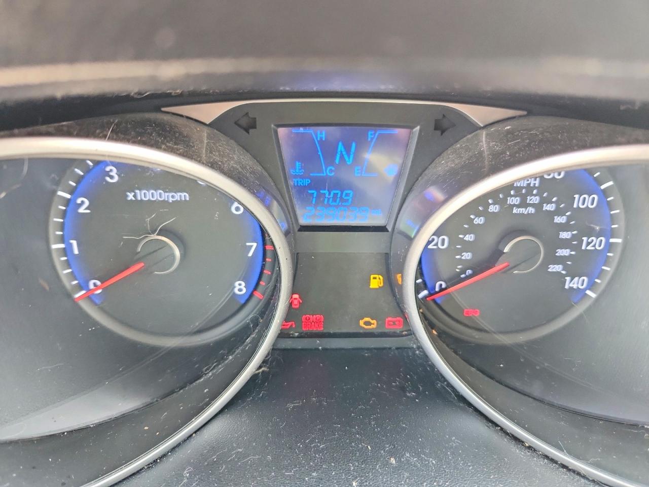 2010 Hyundai Tucson Gls Серый vin: KM8JU3AC5AU091968