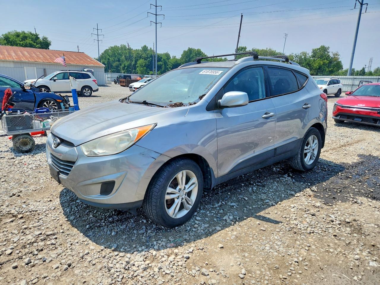2010 Hyundai Tucson Gls Серый vin: KM8JU3AC5AU091968