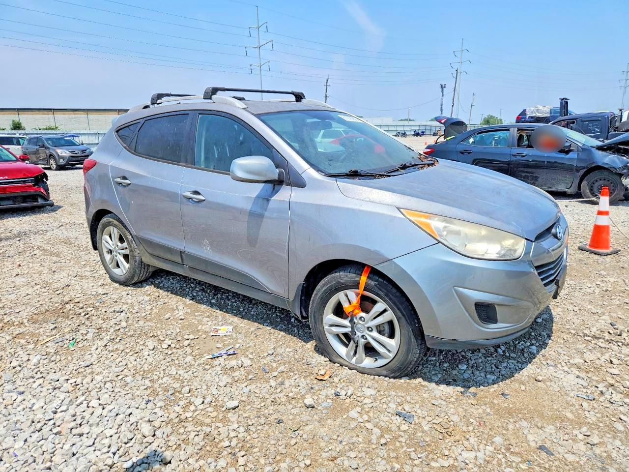 2010 Hyundai Tucson Gls Серый vin: KM8JU3AC5AU091968