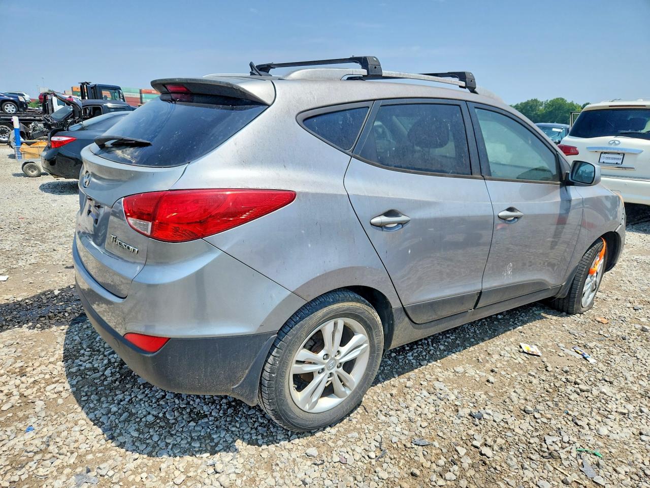 2010 Hyundai Tucson Gls Серый vin: KM8JU3AC5AU091968