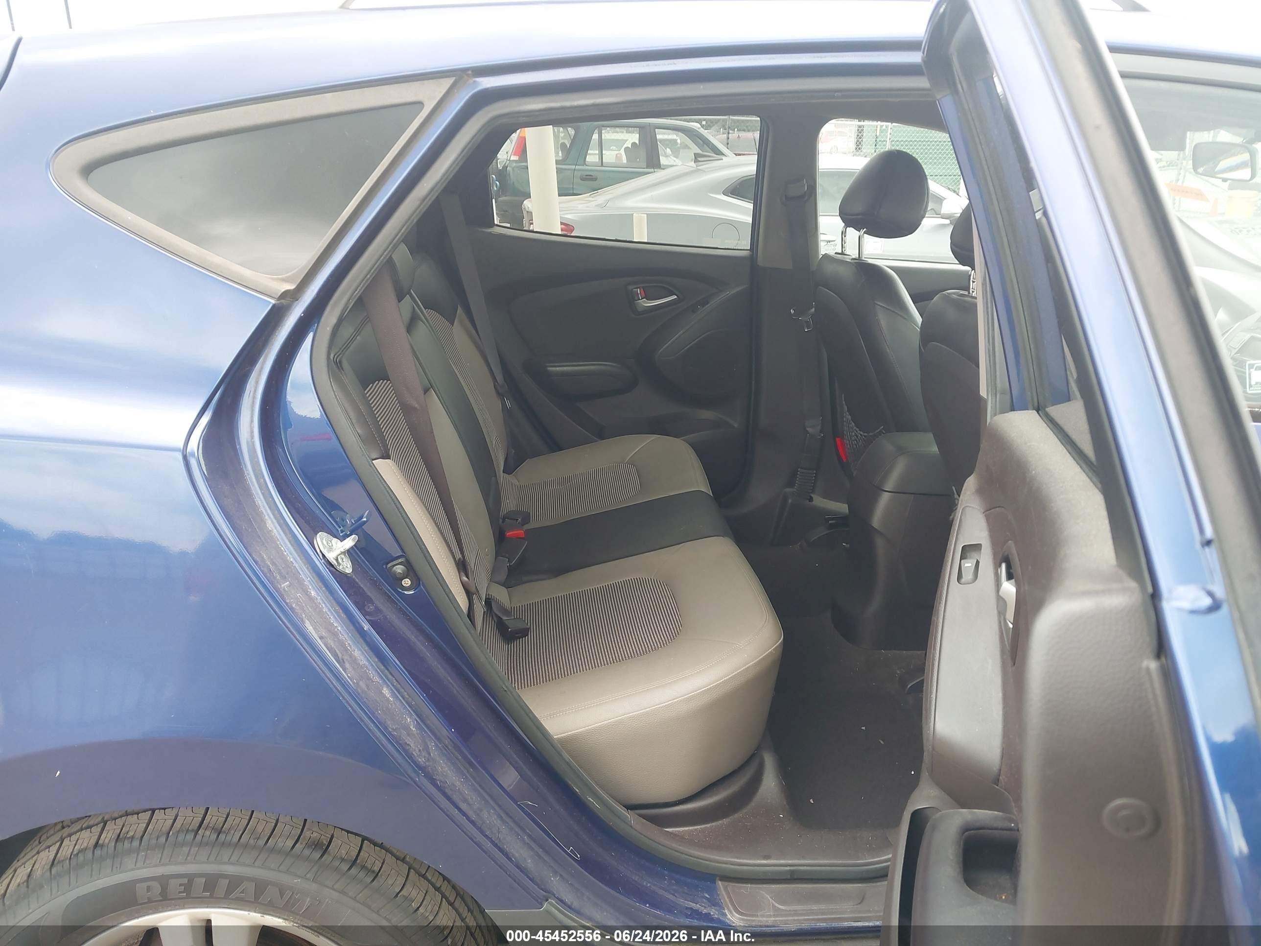 2011 Hyundai Tucson Gls Blue vin: KM8JU3AC5BU122427