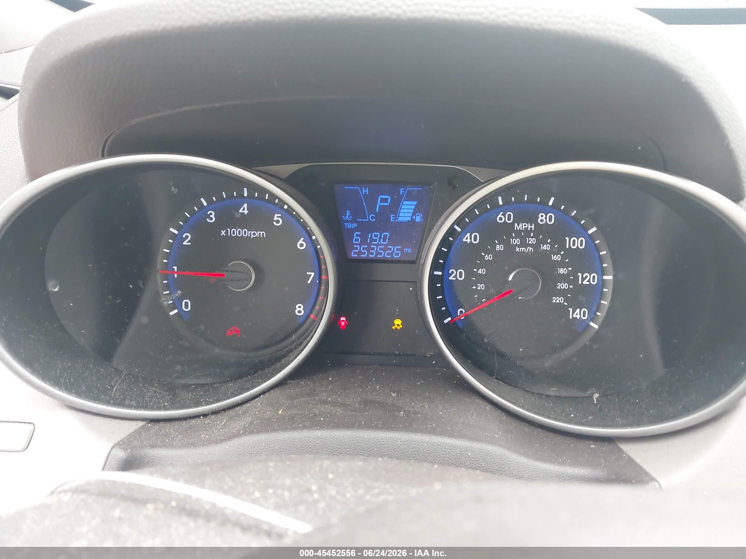 2011 Hyundai Tucson Gls Blue vin: KM8JU3AC5BU122427